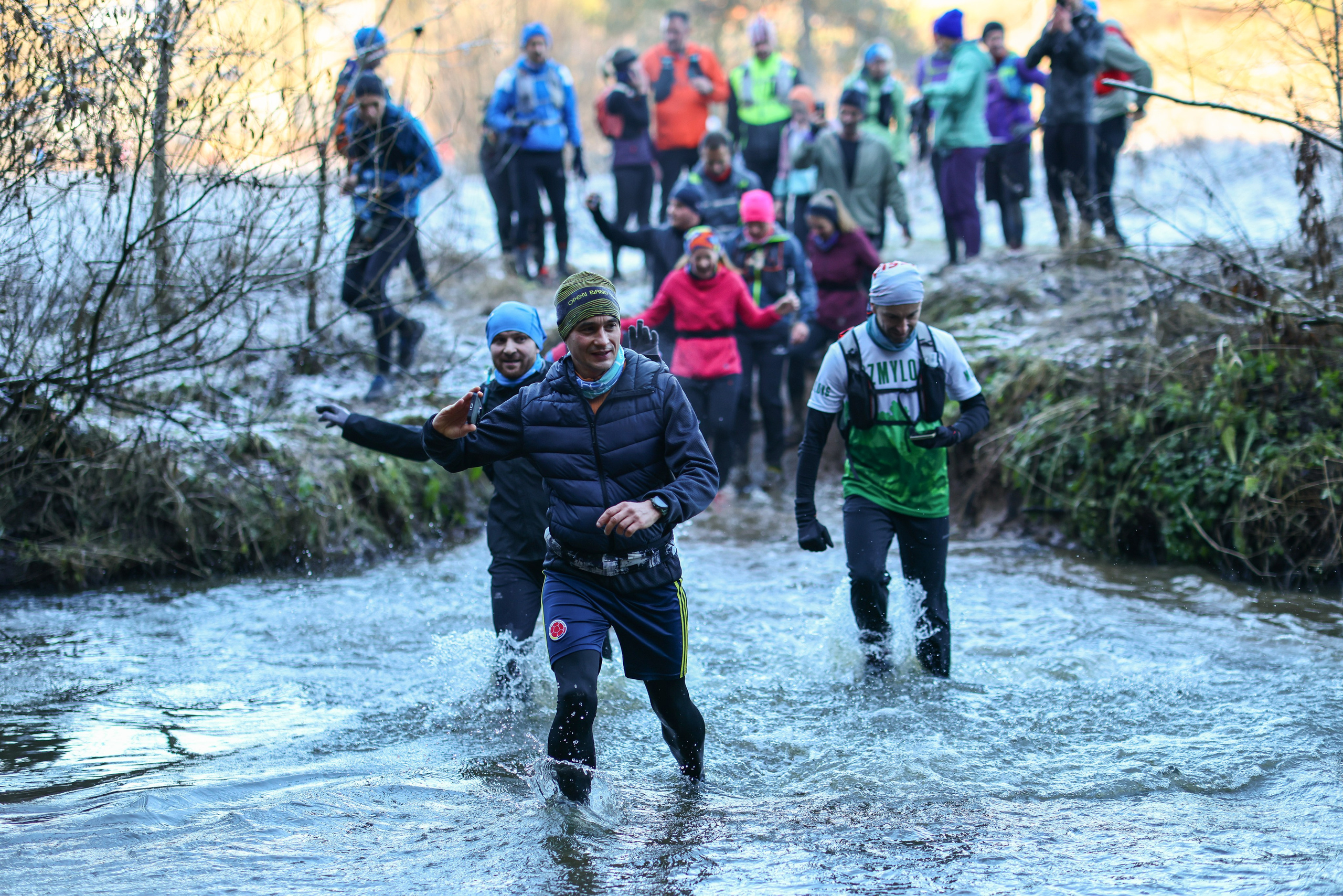 Два лепестка Химкинского марафона у дома, 23.11.25. Фотограф Сергей Ловкий