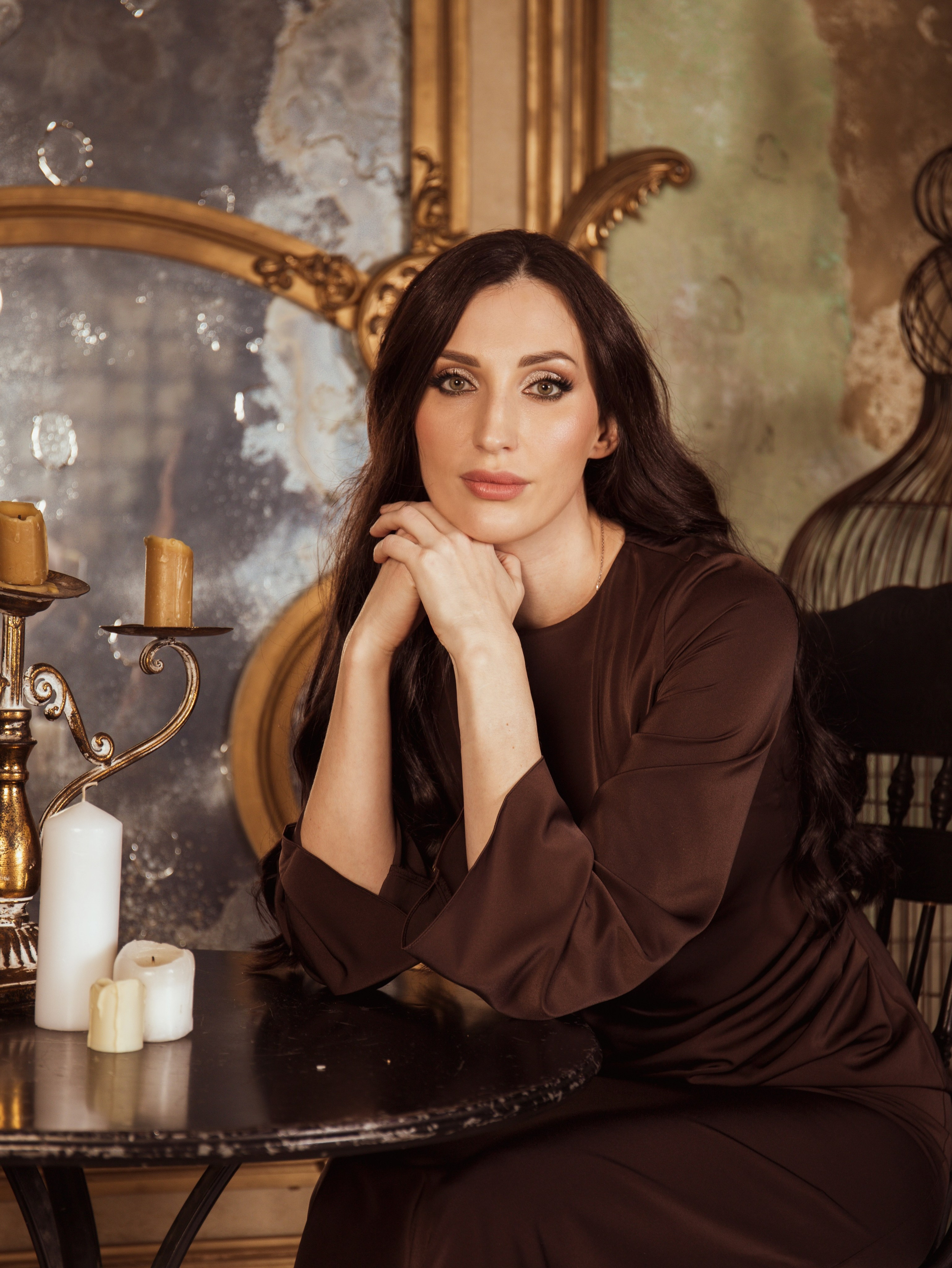 Мама с дочкой, новогодняя сьемка. Свадебный и семейный фотограф в Москве Мила Широких