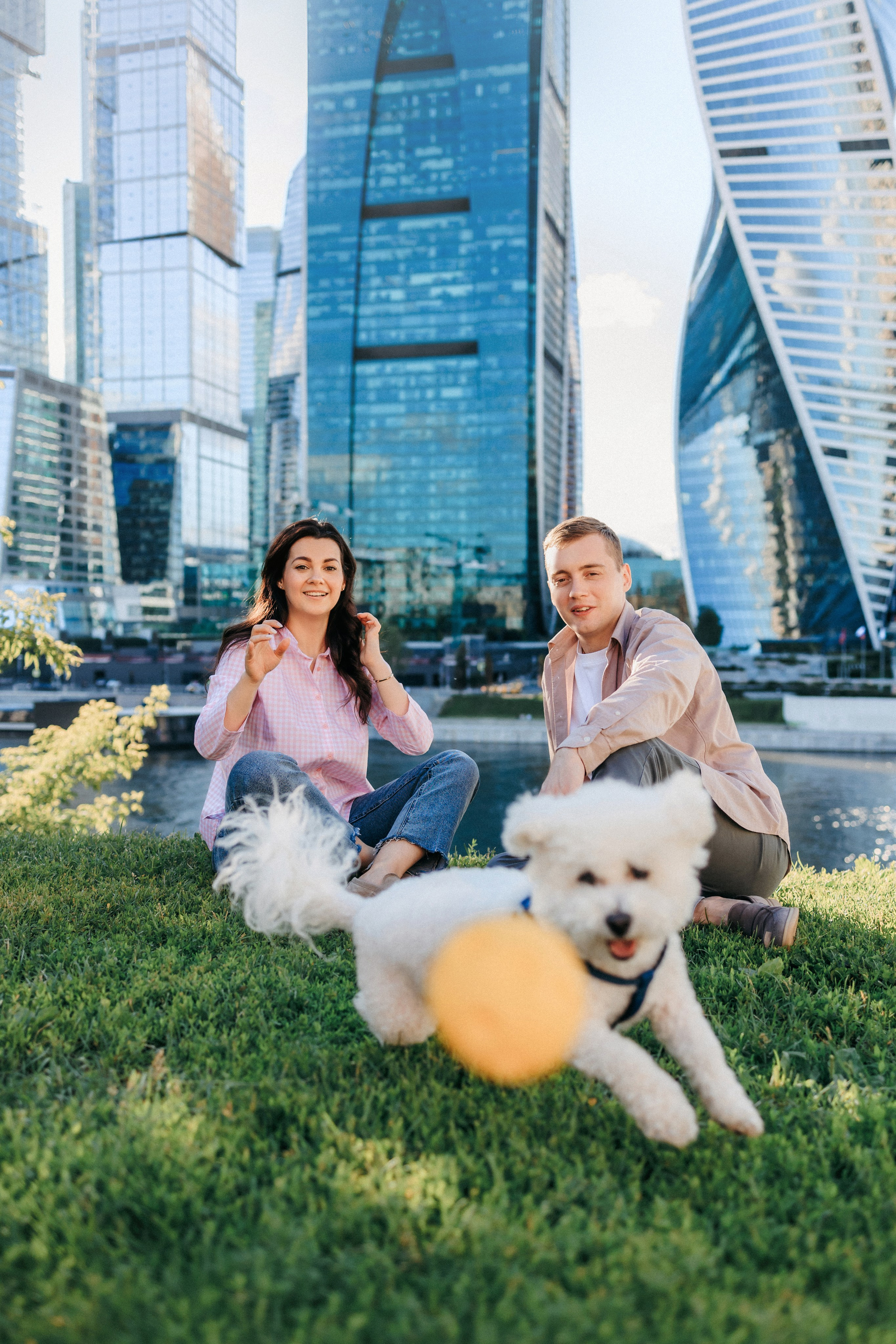 Марина, Данил и Бруно. Фотограф-анималист Елена Радченко, Москва