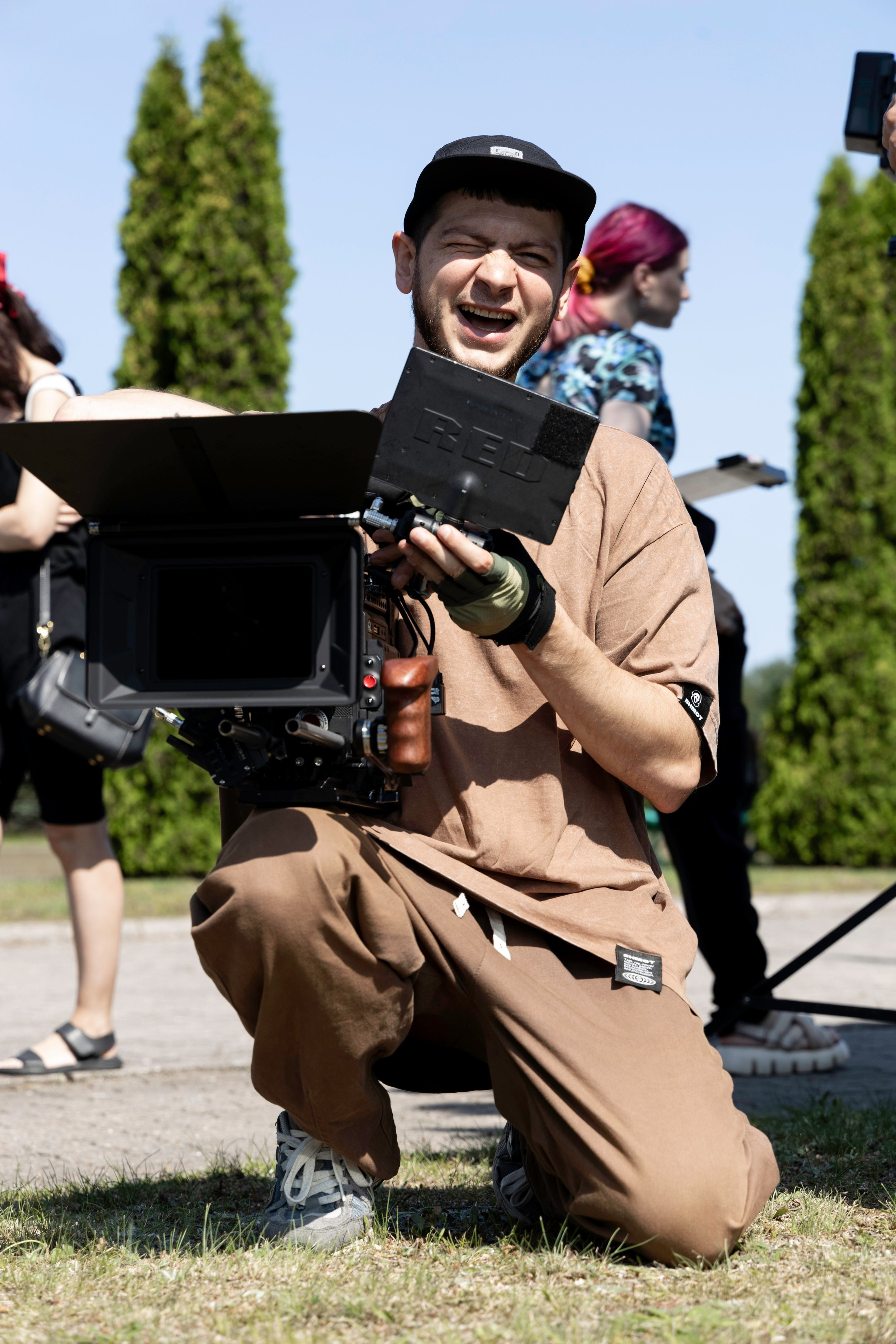 Бэкстэйдж докуметального фильма «Мой папа герой». Olya Posnimay