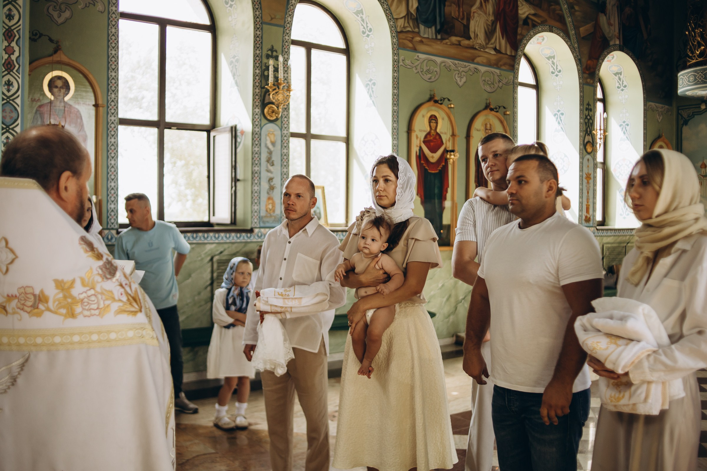 Крещение Варвары и Елизаветы. Семейный фотограф в Волгодонске Краченцева Анна