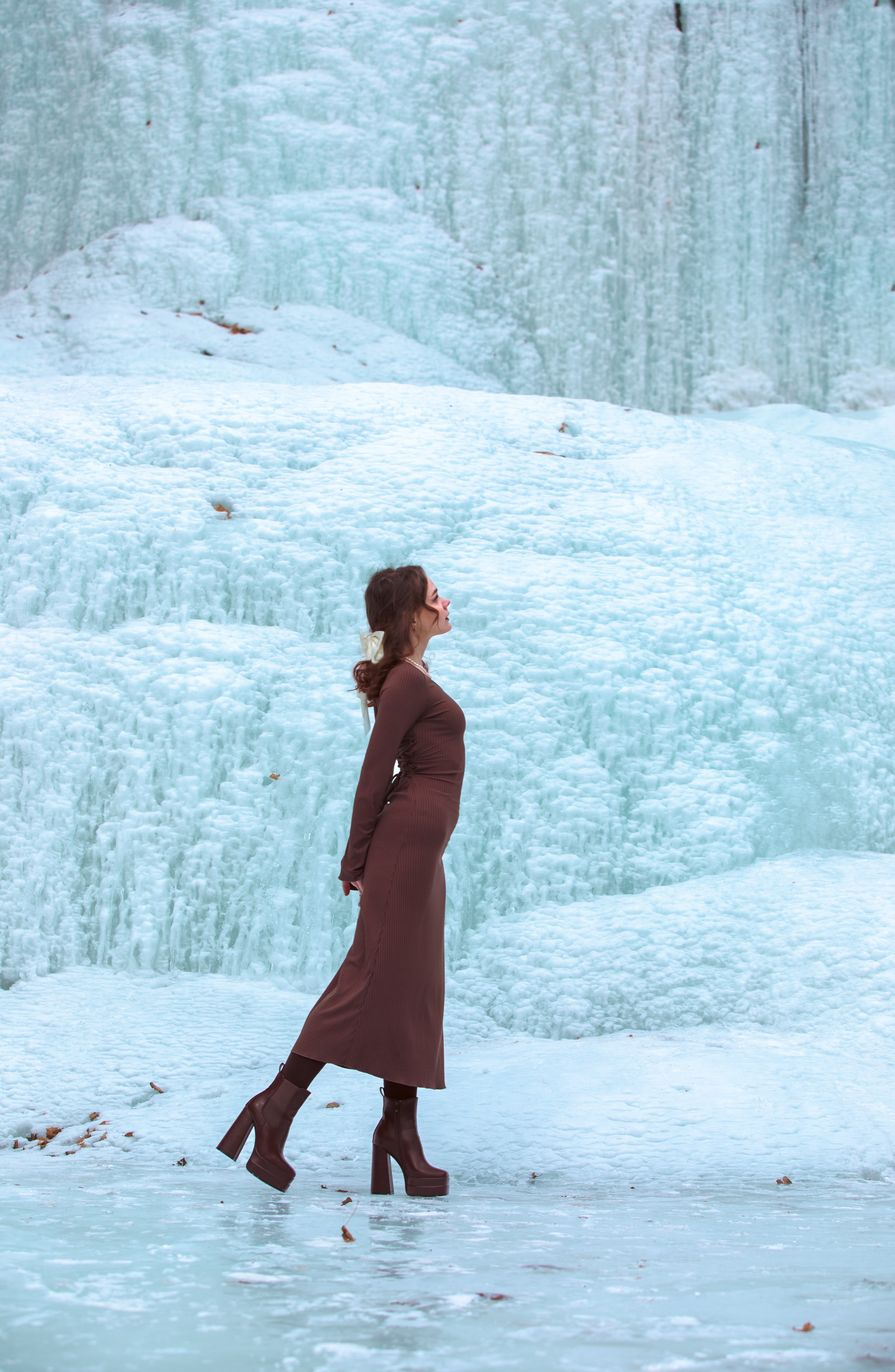 Фотосессии — Замерзшие водопады 2024 — Кравцовские водопады. Твой ламповый фотограф