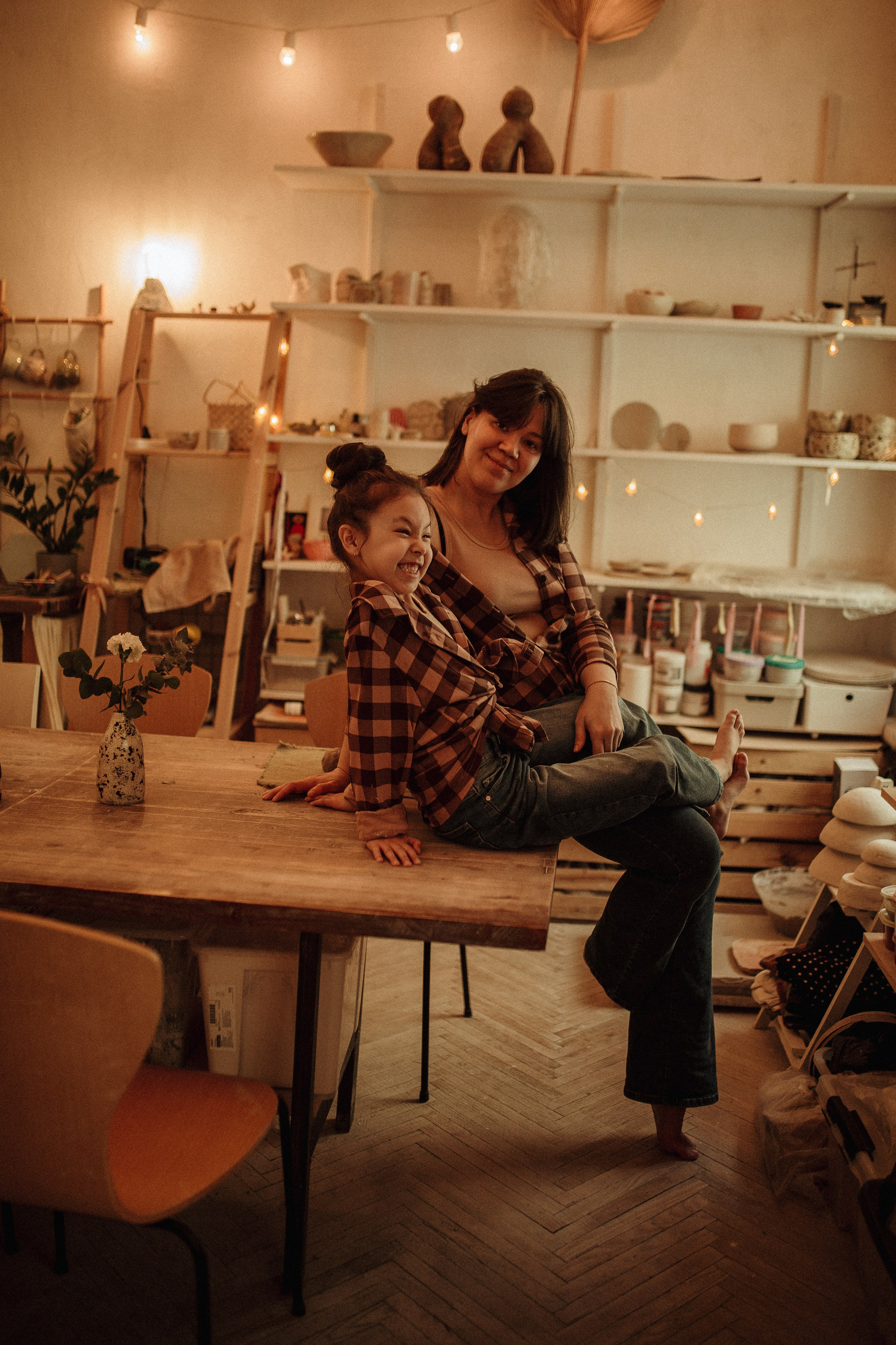 Дина & София гончарная. Семейный и Свадебный фотограф в Санкт-Петербурге Плохая Екатерина