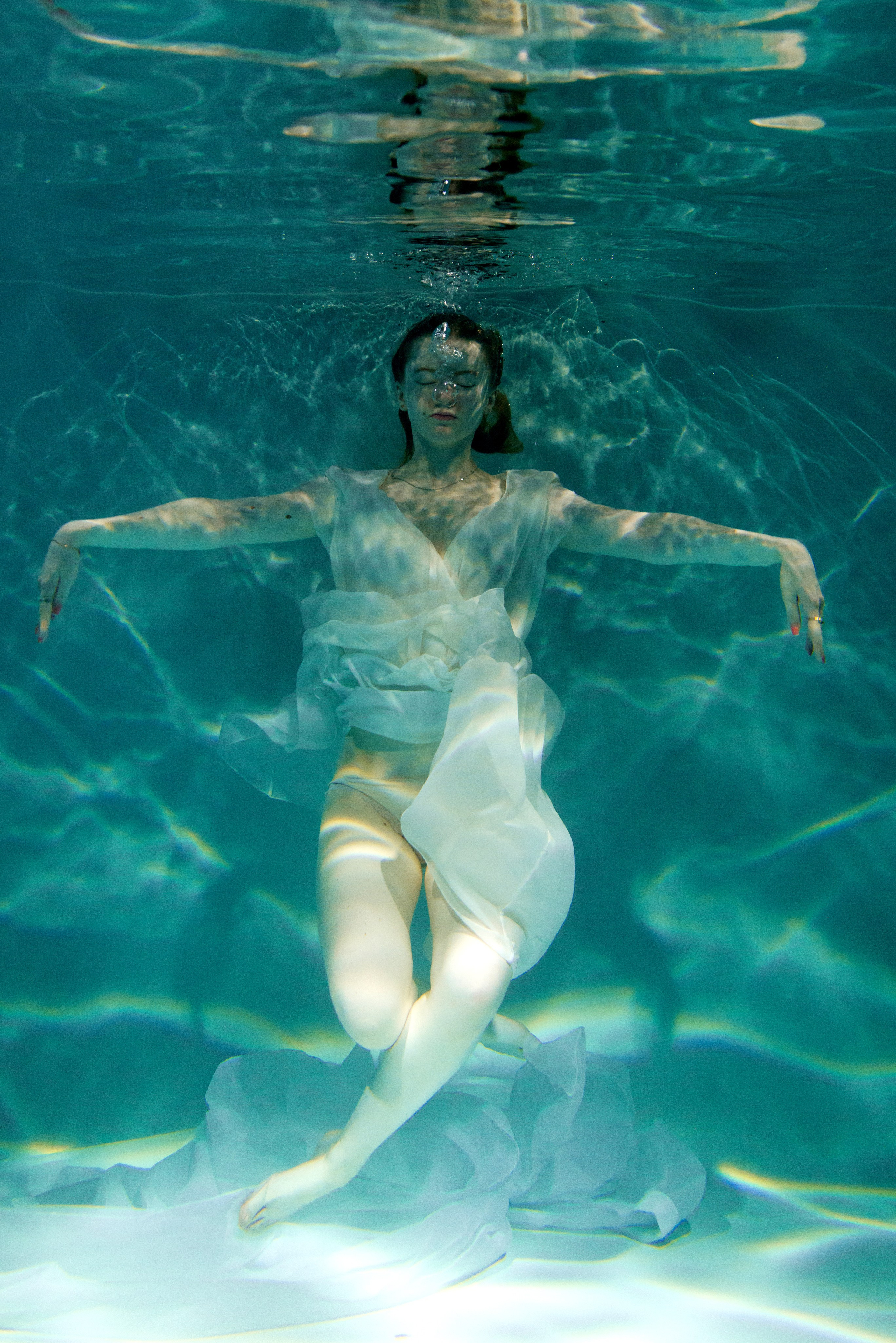 Под водой. Фотограф и дизайнер в Москве Екатерина Лобачева