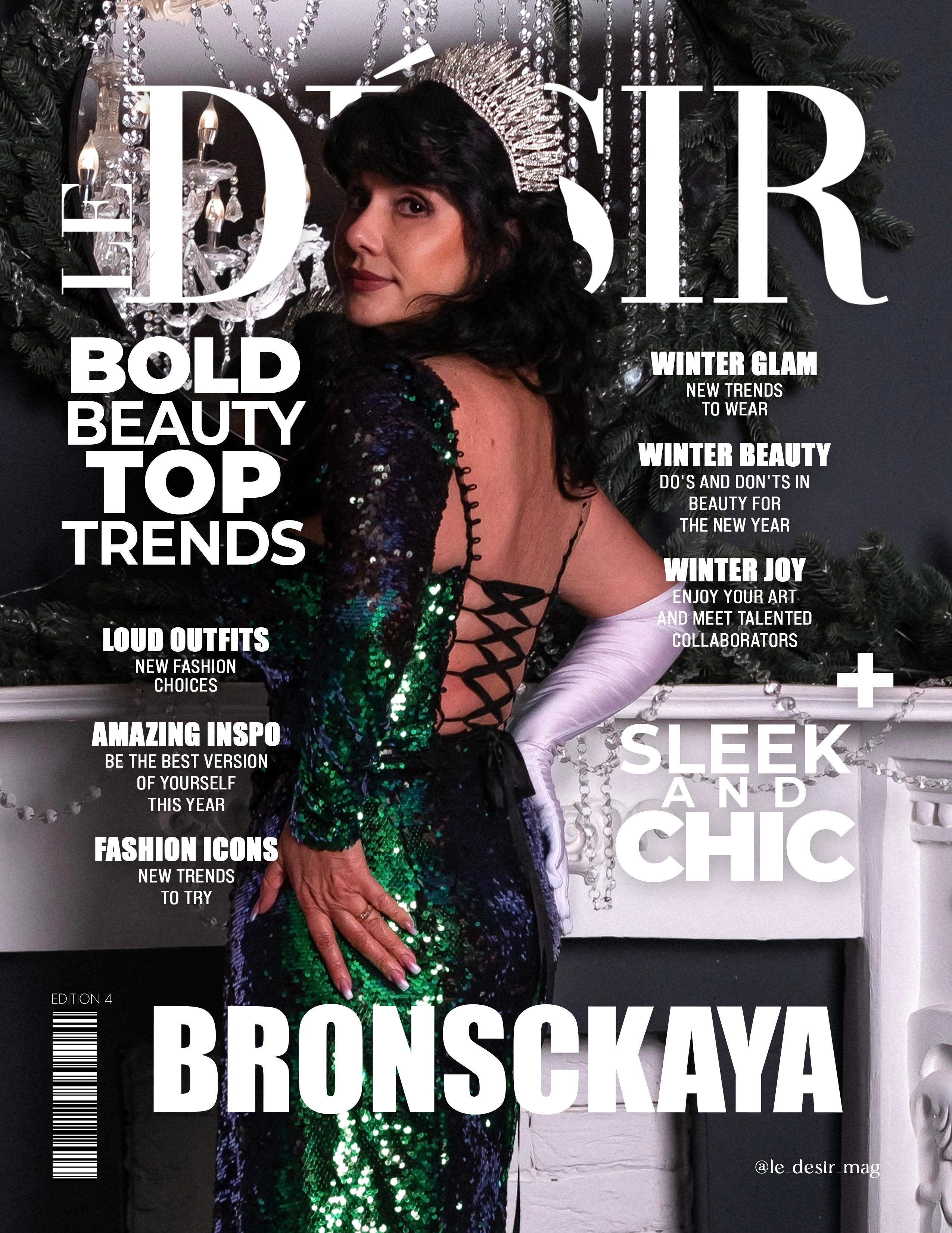 Европейские журналы. Фотосессии. BRONSCKAYA