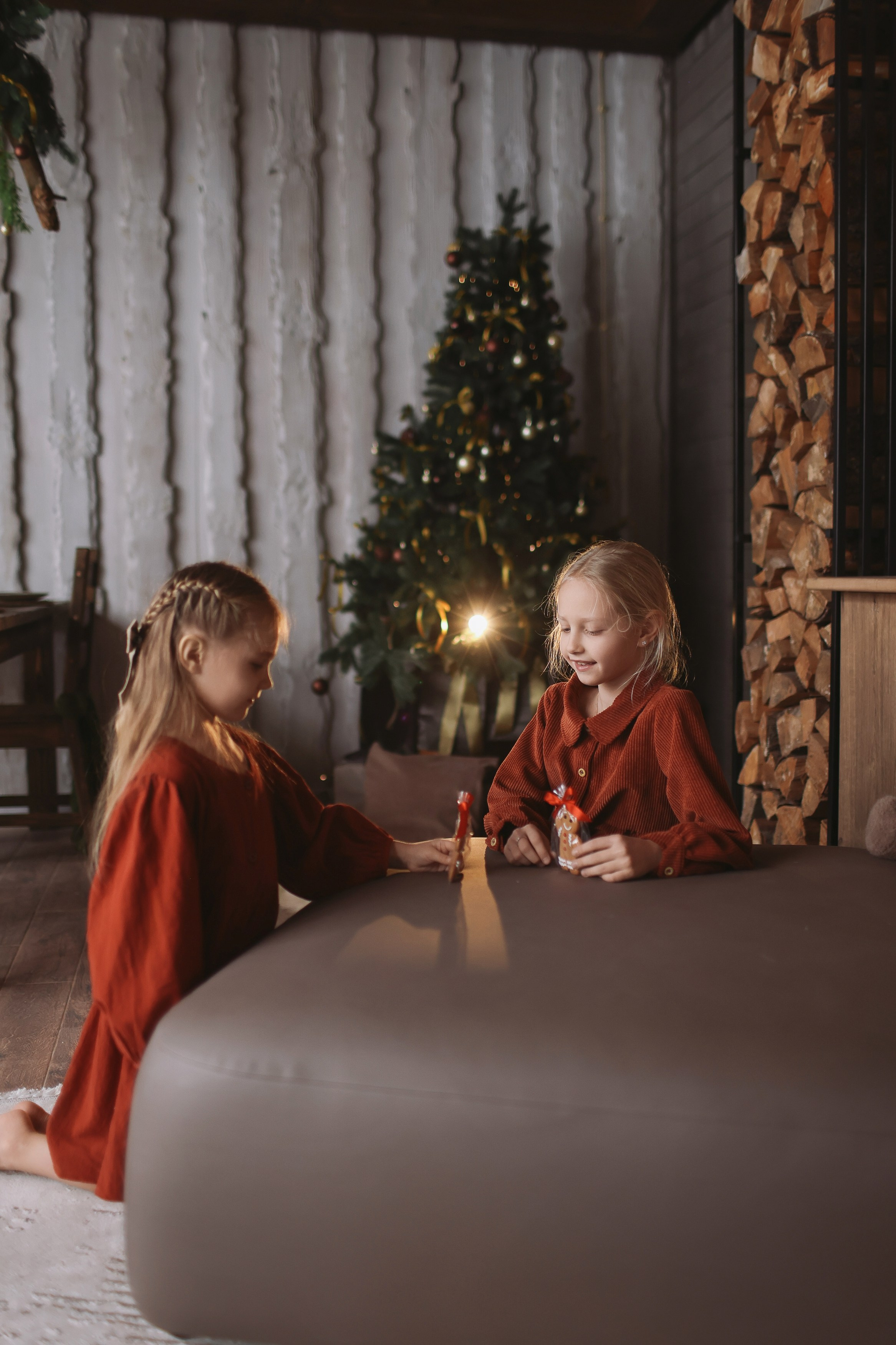 Новогодняя традиция Лиза Игорь Ариша и Машенька. Фотограф Владимир Москва