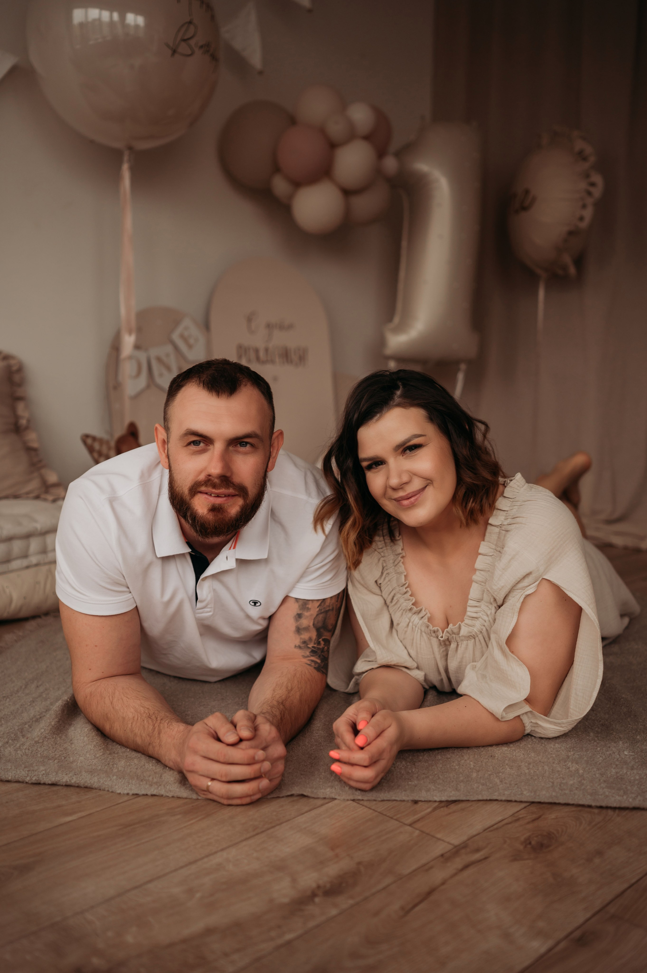 Годик Еве. Дьяконова Валерия семейный и детский фотограф в Санкт-Петербурге