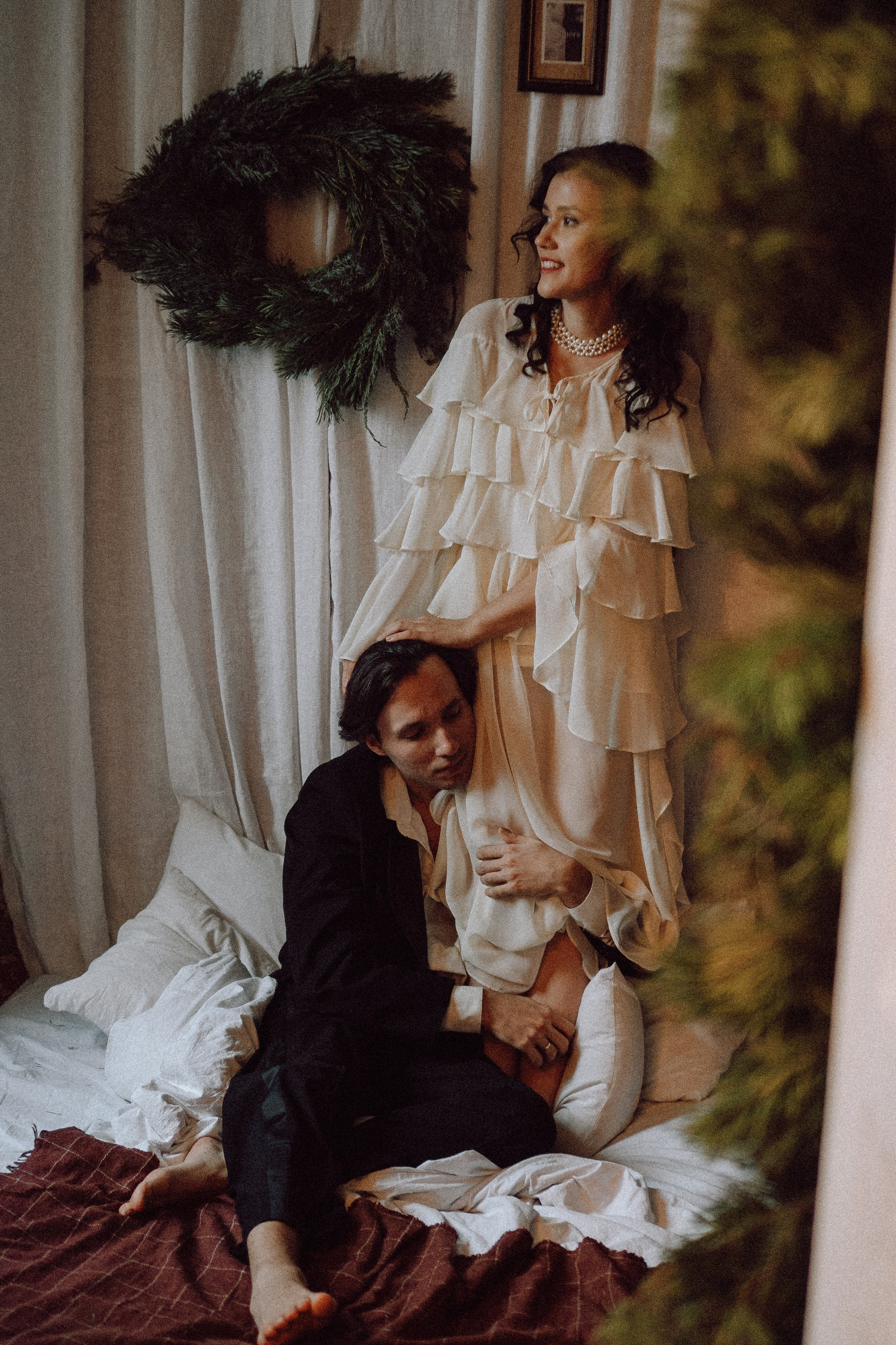 УТРО ЖЕНИХА И НЕВЕСТЫ В ФОТОСТУДИИ И ОСНОВНАЯ ФОТОСЕСИСИЯ ЗИМОЙ. Профессиональный фотограф, Санкт-Петербург — Виктория Богомолова