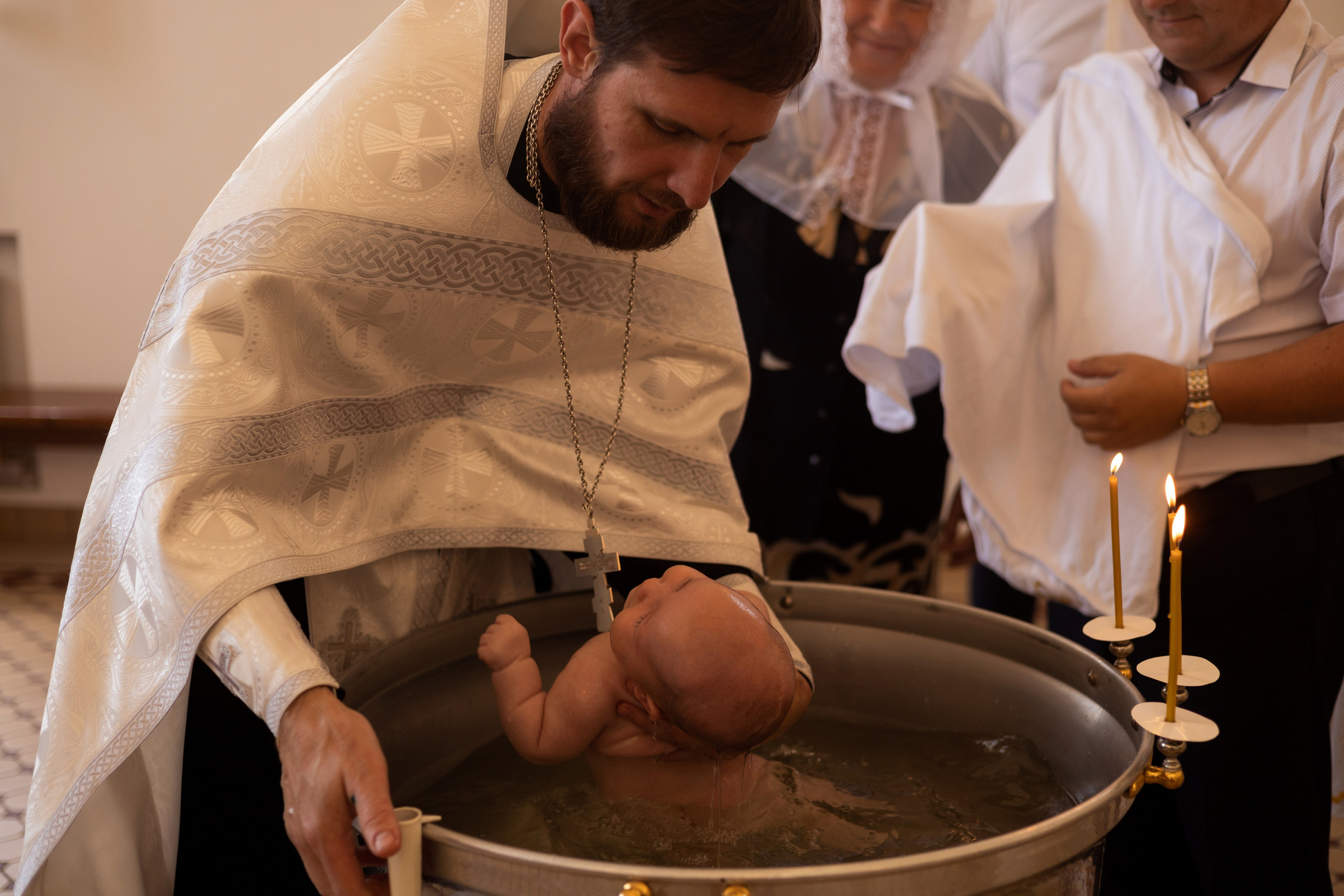 Таинство крещения. Фотограф новорожденных Саратов