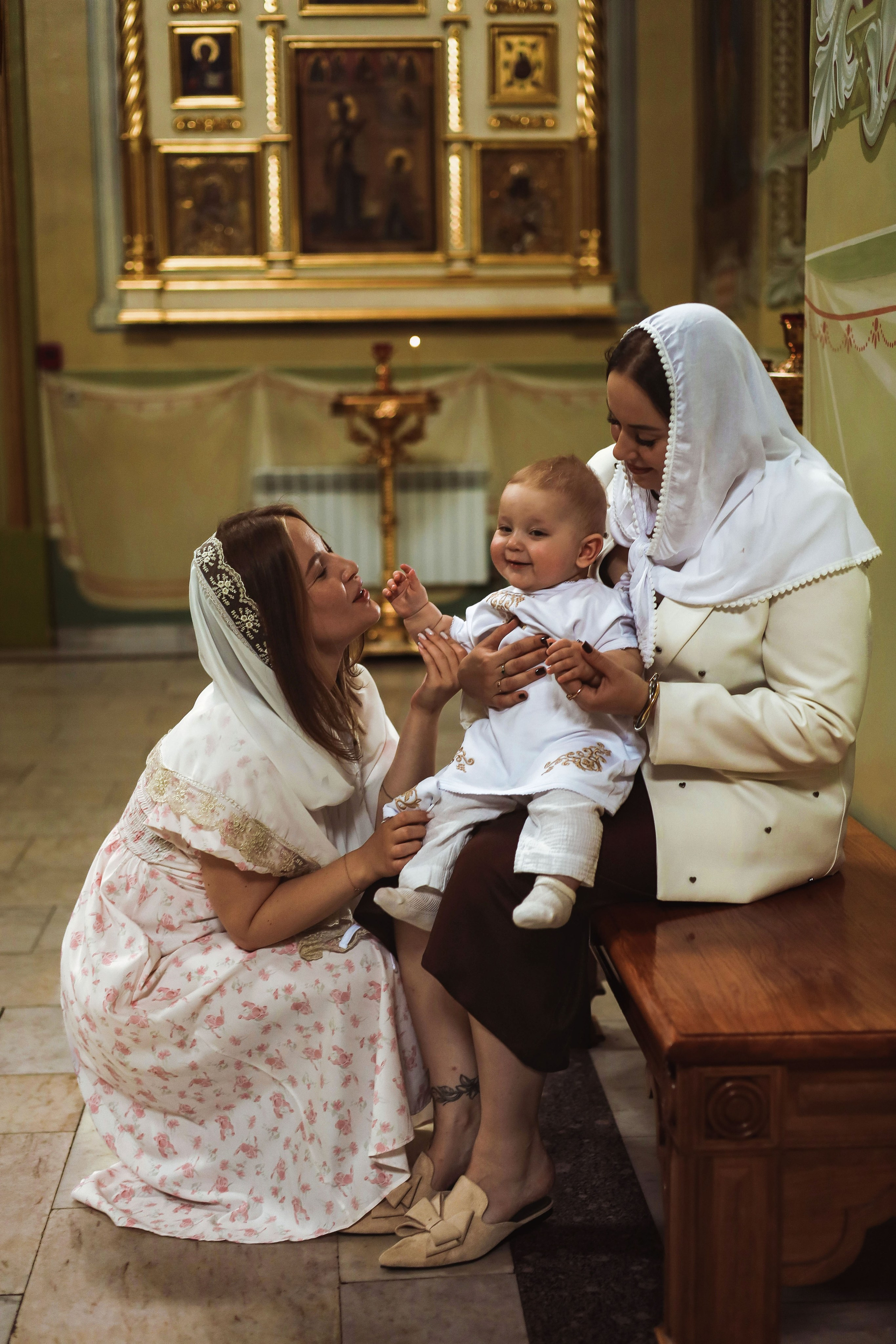 Таинство крещения. Фотограф новорожденных Саратов