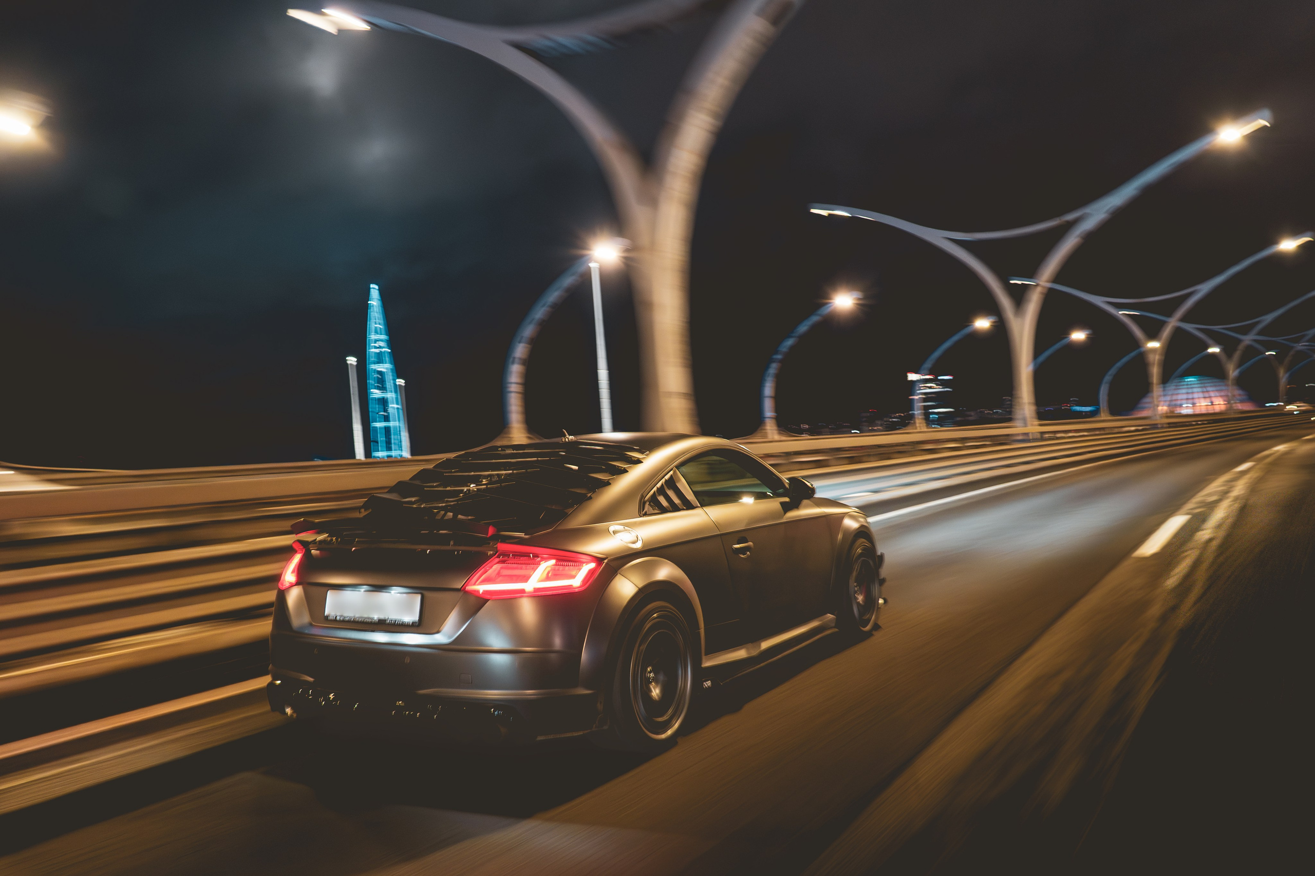 Audi TTs Night ed. Автомобильный фотограф в Санкт-Петербурге