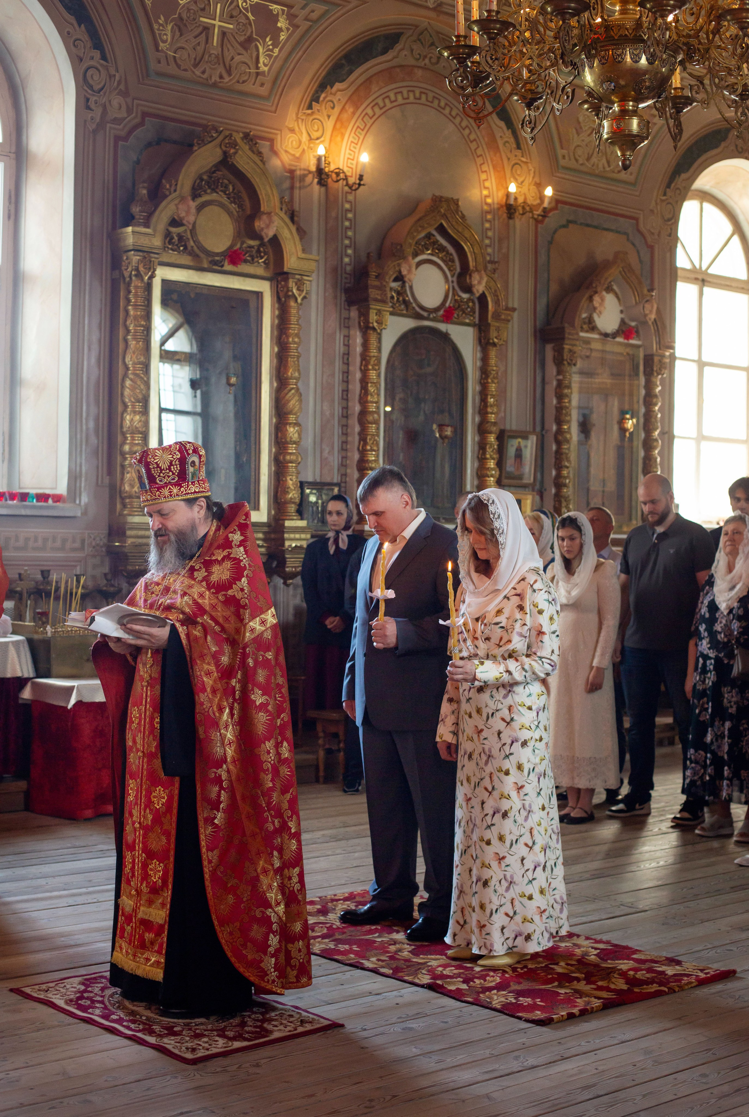 Венчание Сергей и Анна Воскресенский храм. Семейный и детский фотограф Анна Петракова