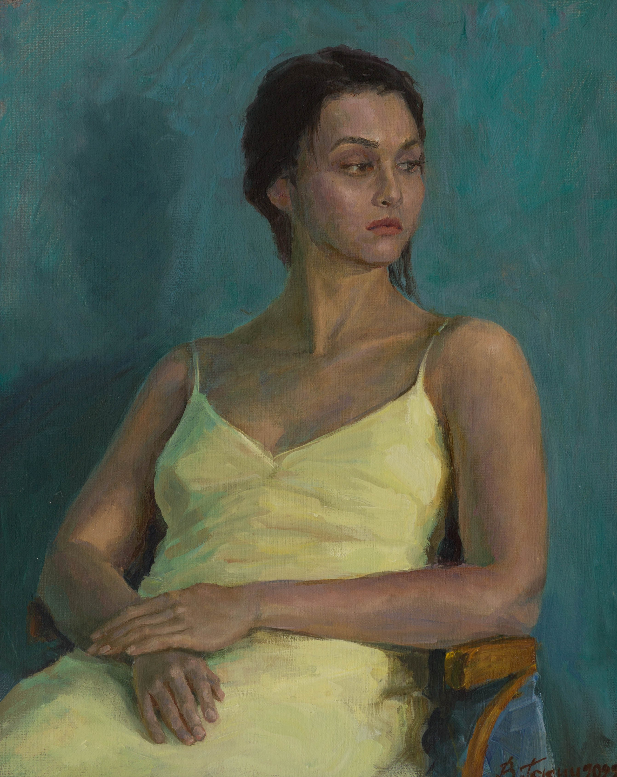 Портрет, фигура / Portrait, figure. Художник Василий Гасич