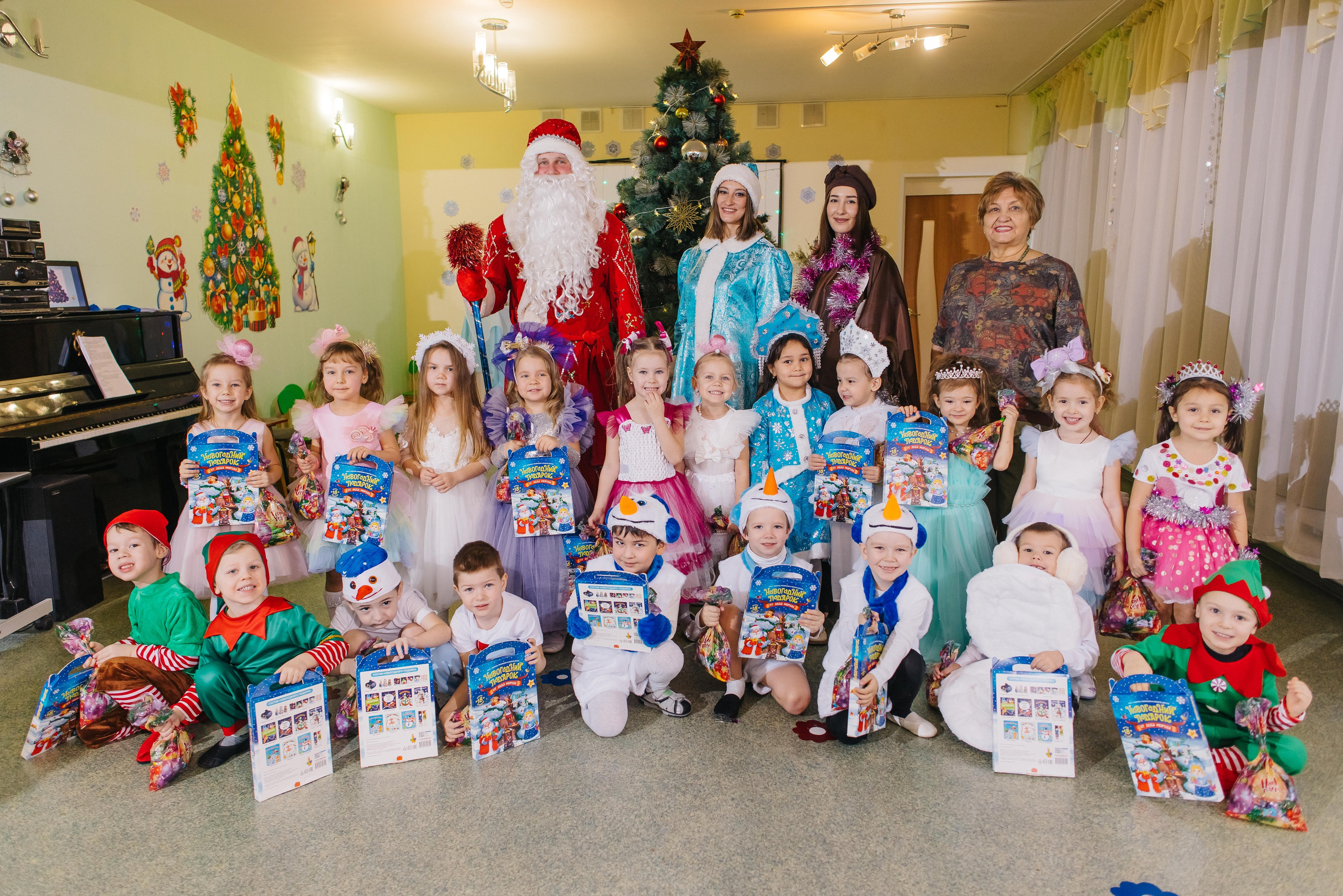 Новогодние утренники в детском саду. Свадебный и семейный фотограф Яна Стражева. Волгоград, Москва