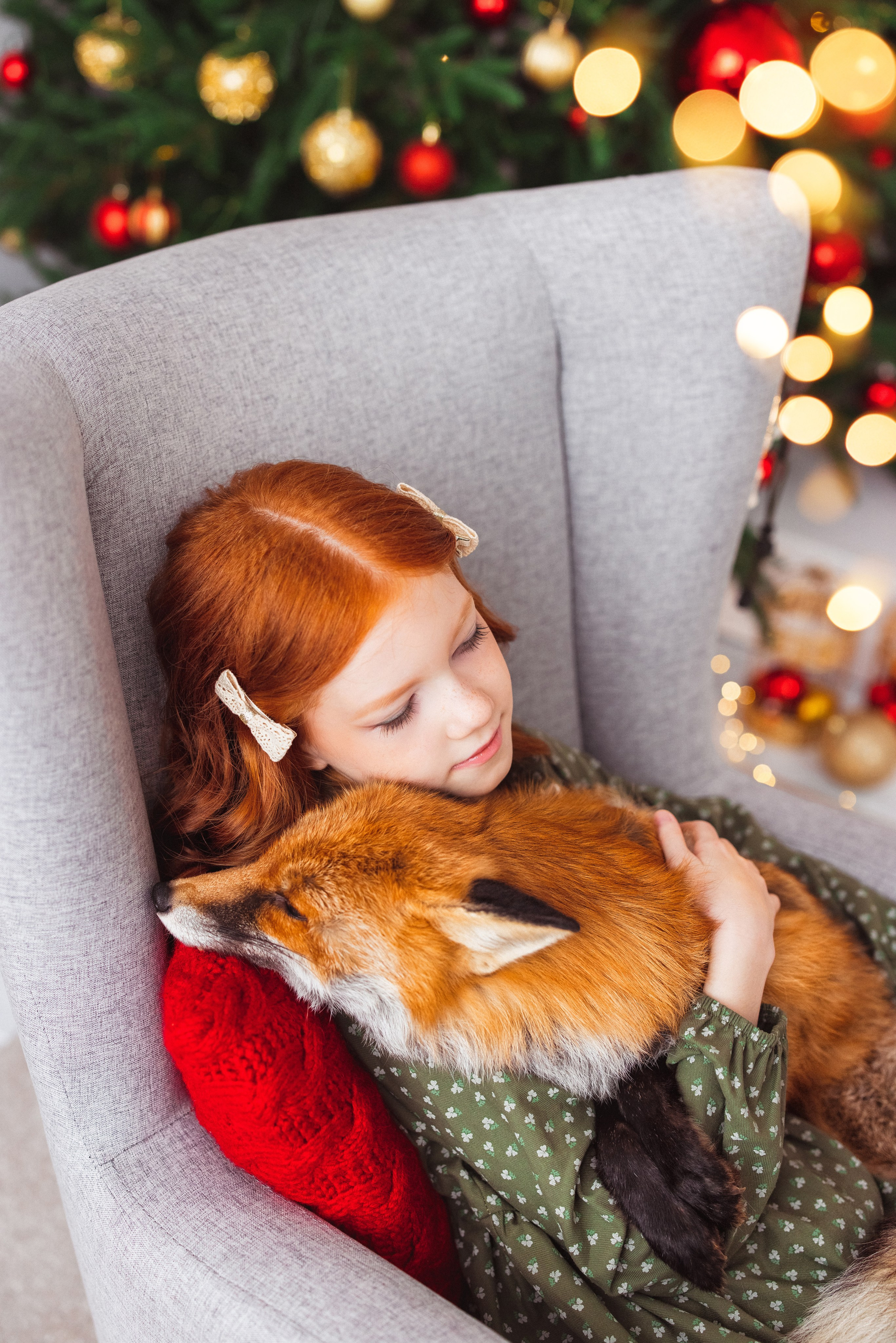 Фотостудия «Мастерская», с лисом. Семейный и детский фотограф в Краснодаре Анна Трашкова