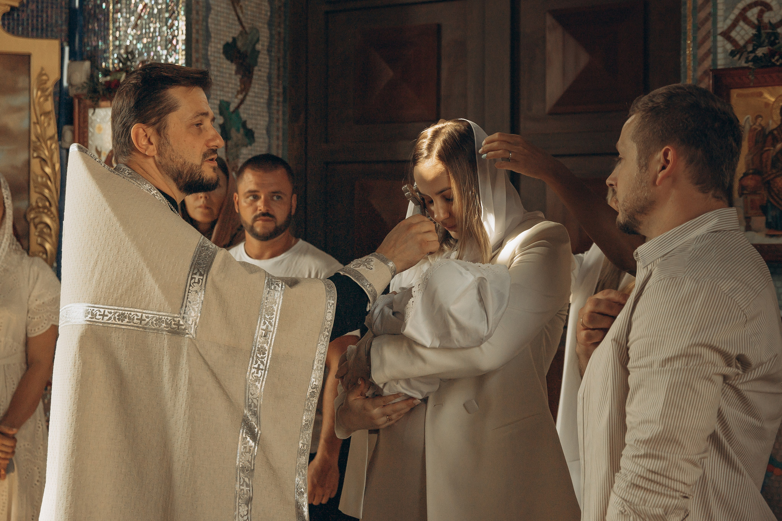 Крещение. Семейный фотограф в Москве и Королеве Евгения Баукова