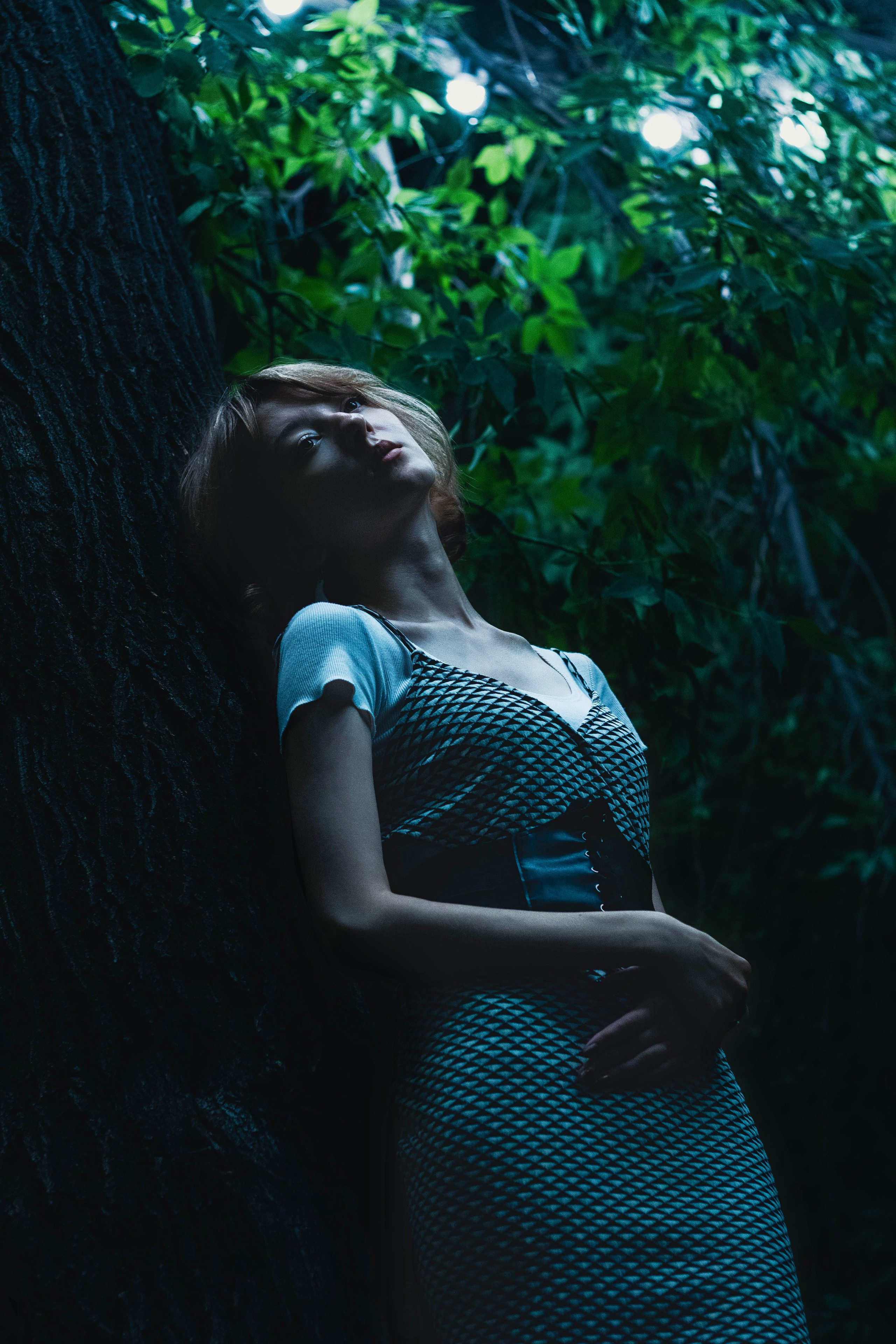 Ночь. Фотограф в Новокузнецке