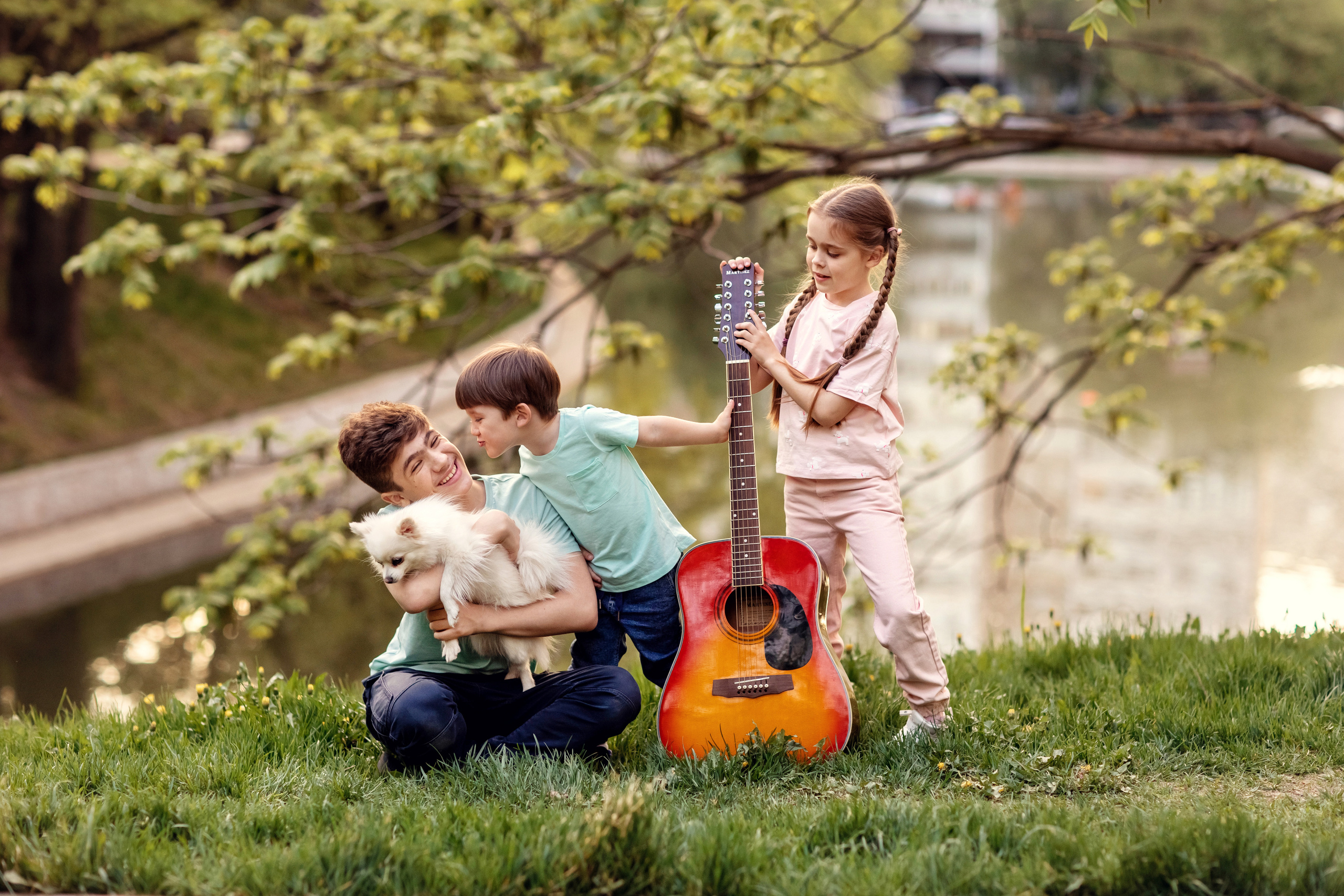 Наташа, Ваня, Алёна и Захар. Детский и семейный фотограф в Москве Анна Ипатьева