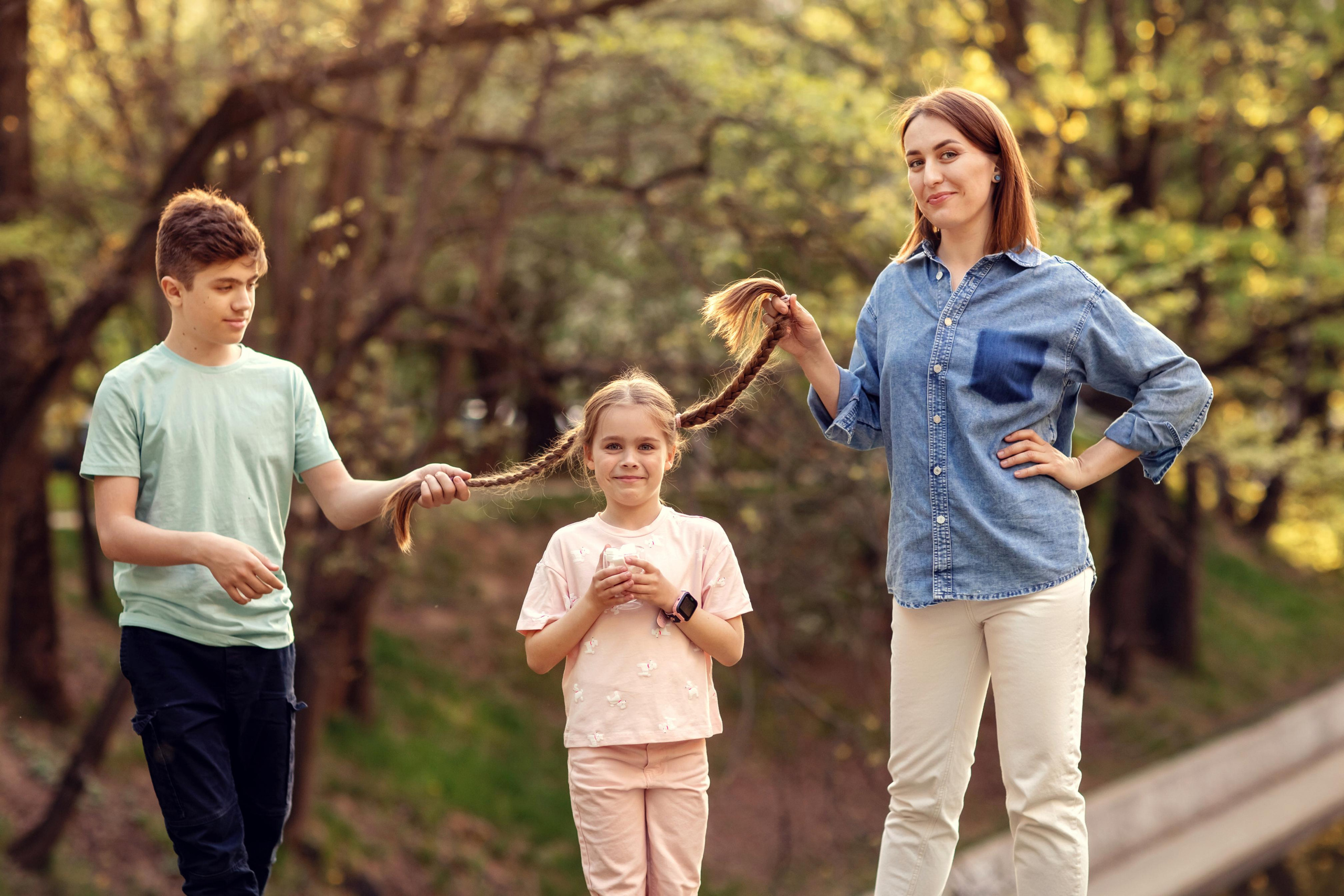 Наташа, Ваня, Алёна и Захар. Детский и семейный фотограф в Москве Анна Ипатьева