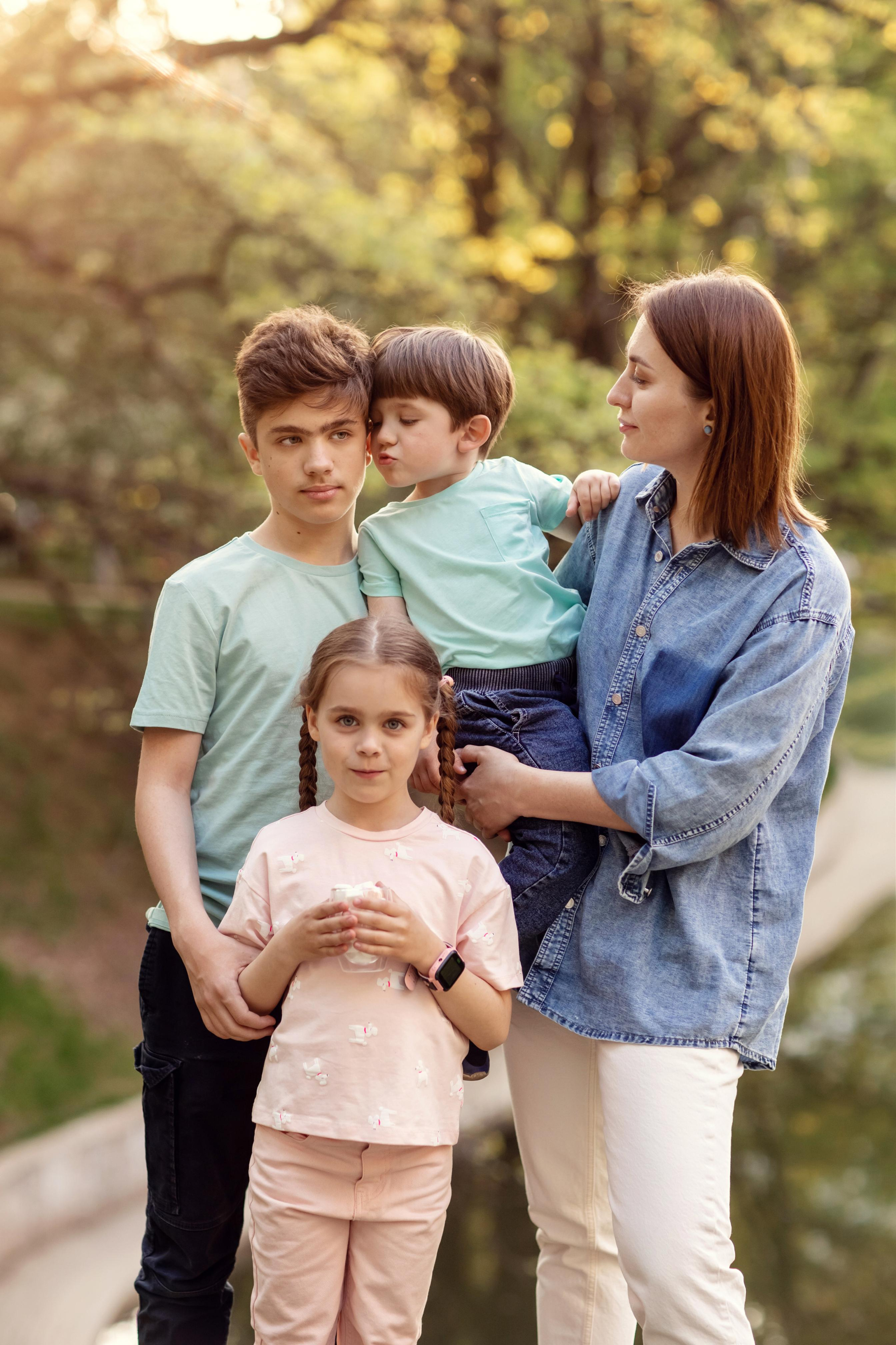 Наташа, Ваня, Алёна и Захар. Детский и семейный фотограф в Москве Анна Ипатьева