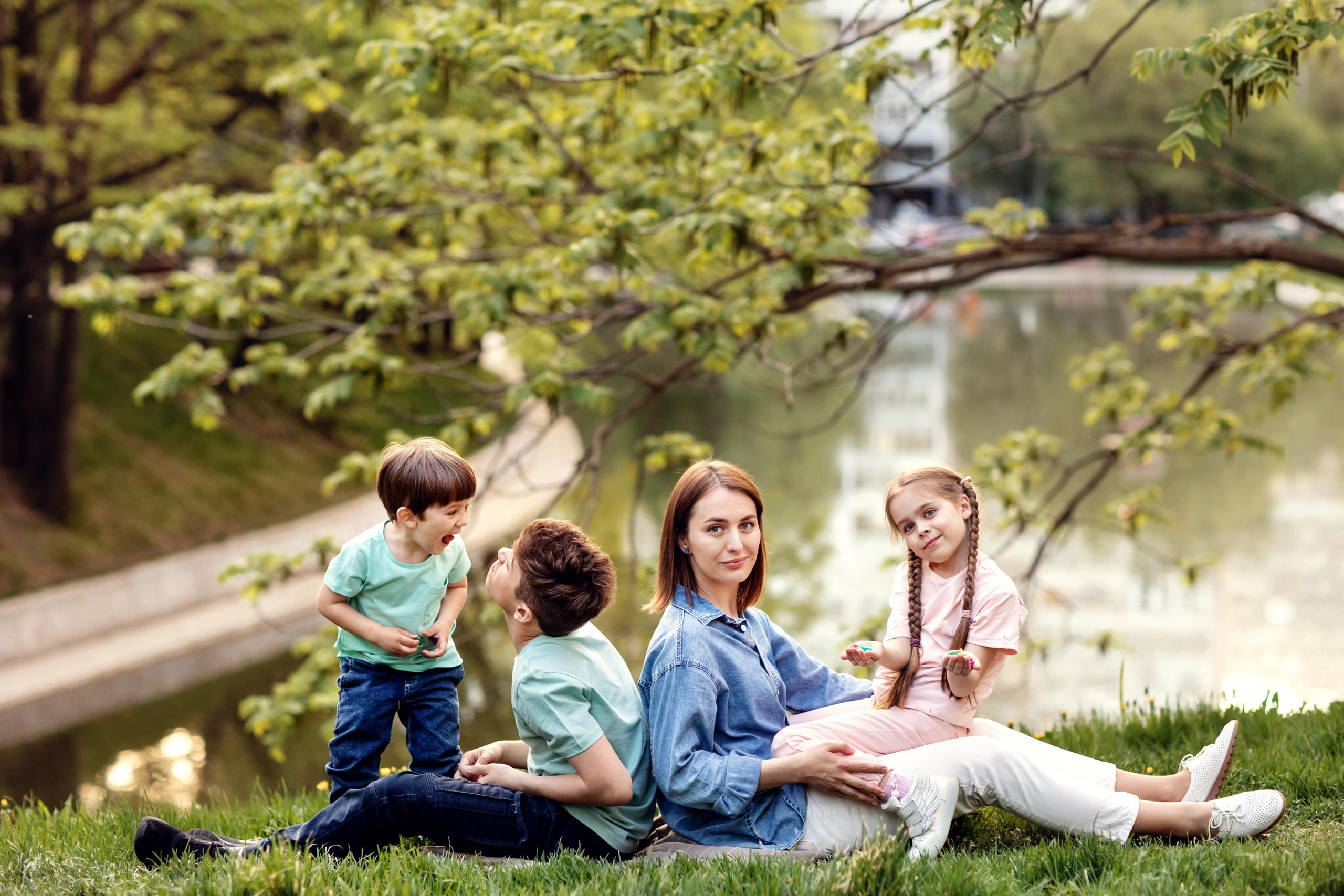 Наташа, Ваня, Алёна и Захар. Детский и семейный фотограф в Москве Анна Ипатьева