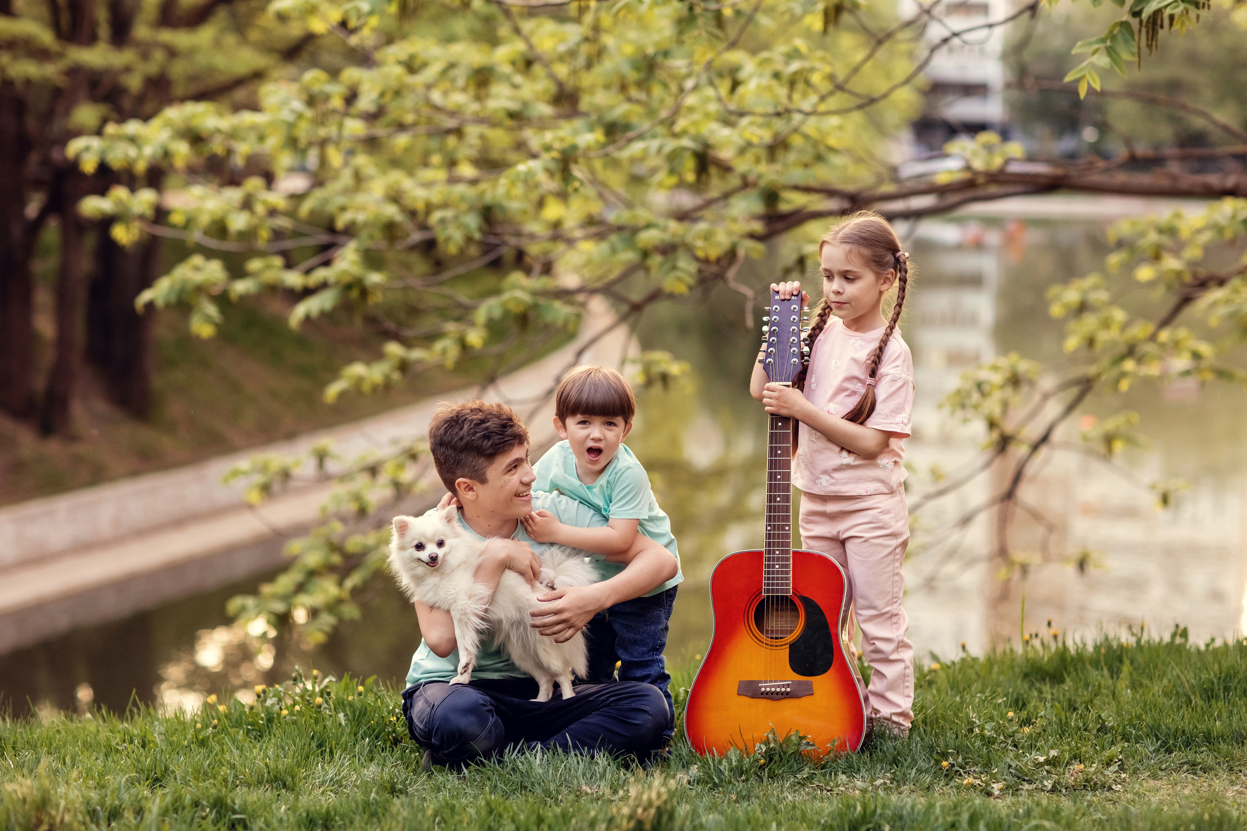 Наташа, Ваня, Алёна и Захар. Детский и семейный фотограф в Москве Анна Ипатьева