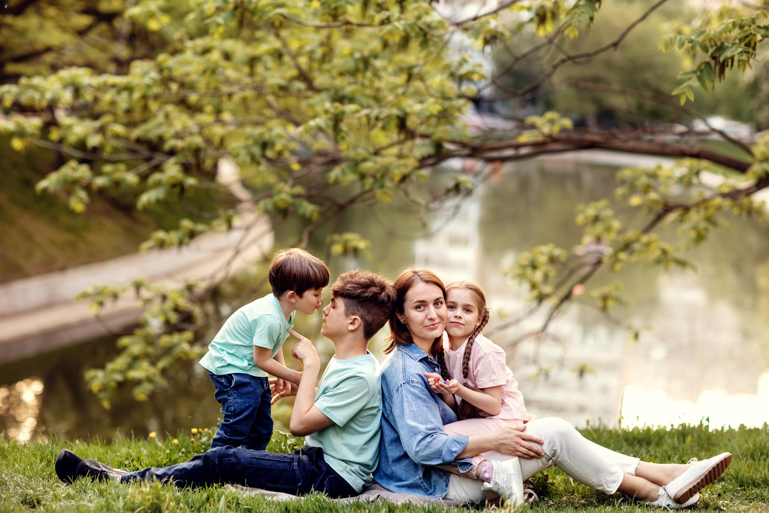Наташа, Ваня, Алёна и Захар. Детский и семейный фотограф в Москве Анна Ипатьева