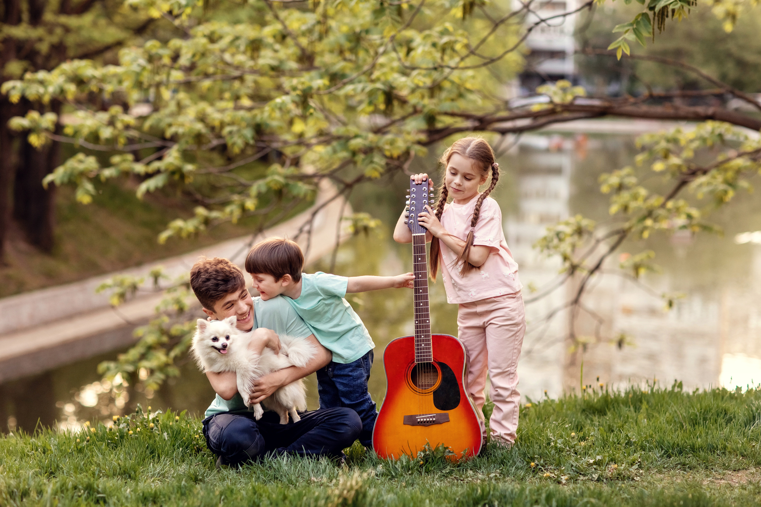 Наташа, Ваня, Алёна и Захар. Детский и семейный фотограф в Москве Анна Ипатьева