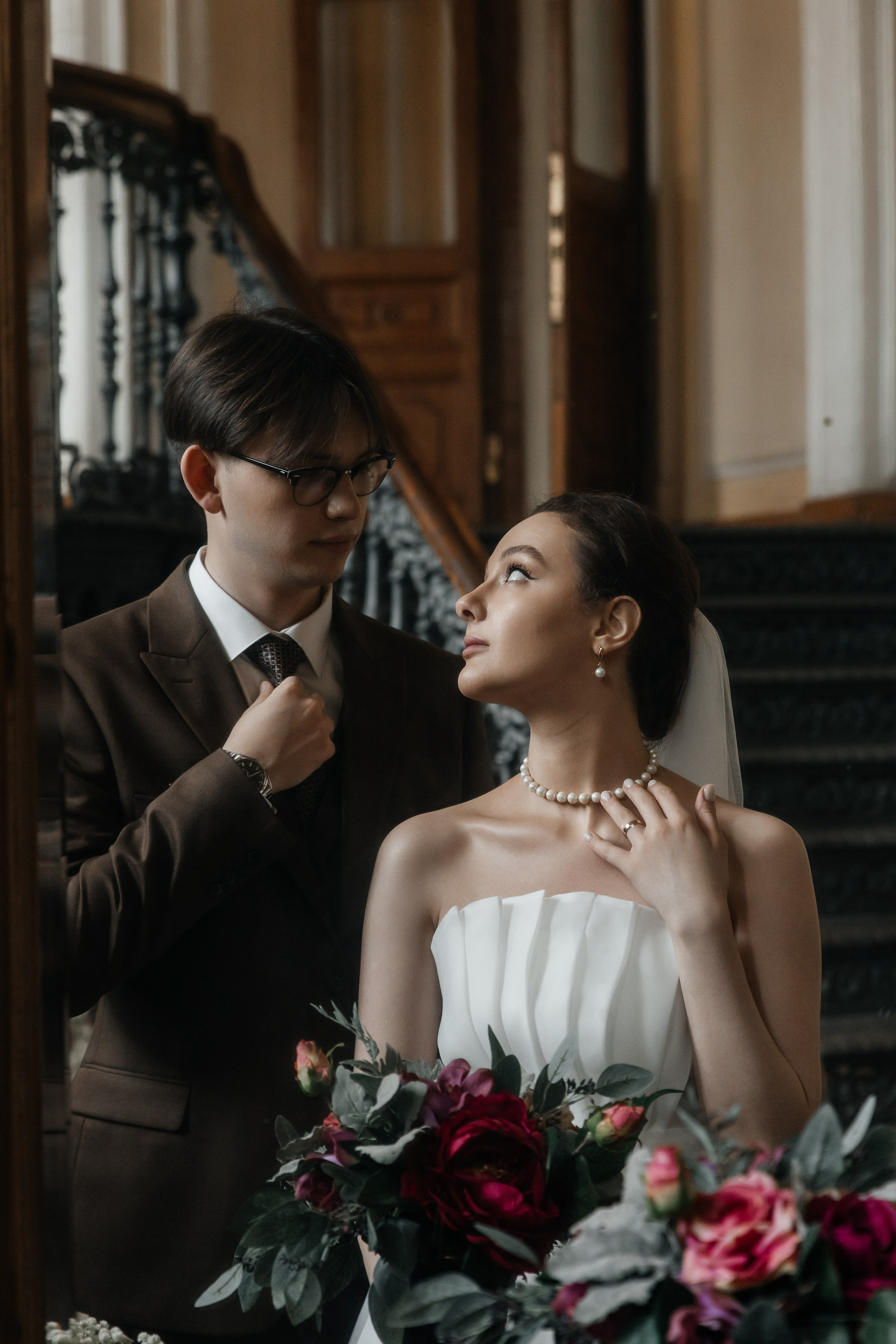 Вероника и Юрий|Савеловский|Библиотека им. Пушкина. Фотограф Москва Шептаев Артём