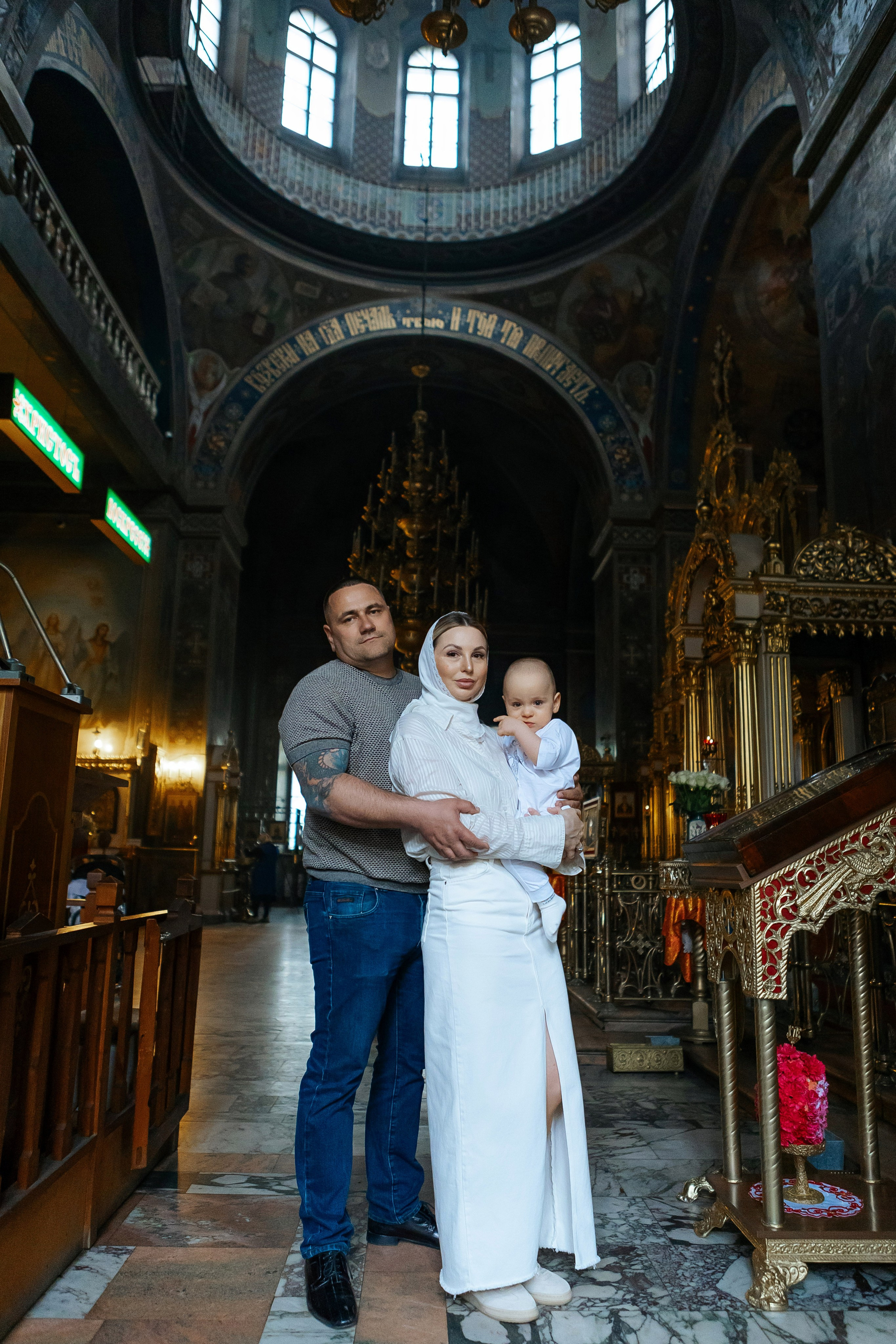 Крещение Даниила. Семейный и детский фотограф в Москве Александра Мак