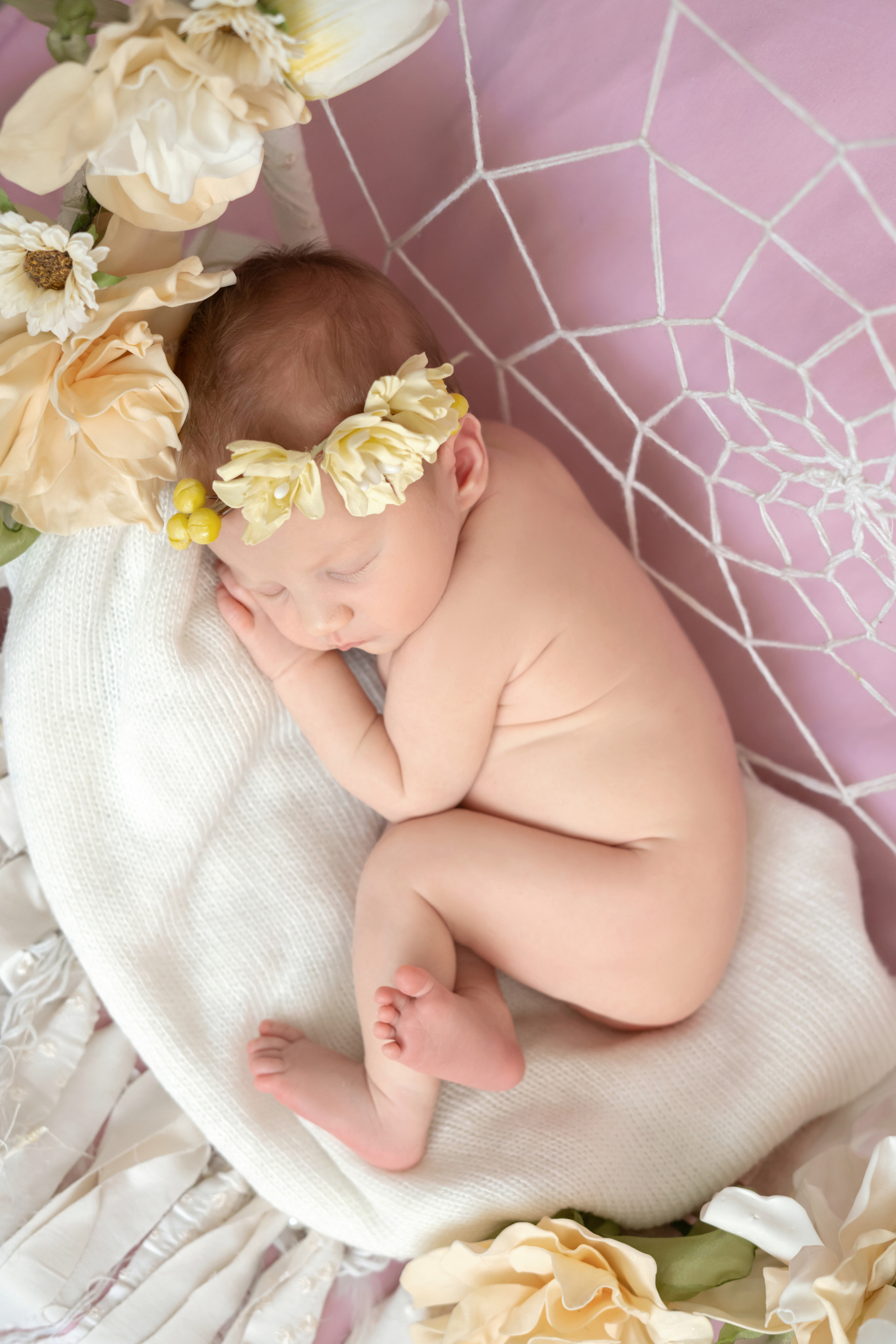 Агата. Съемка новорожденных дома. Мила Посвит Фотограф новорожденных в Тобольске