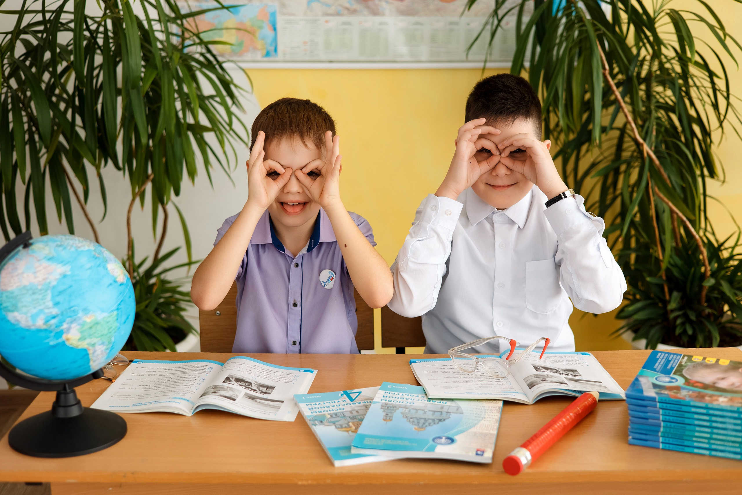 4 класс с. Барабаш. Фотограф Любовь Корниенко, Примоский край