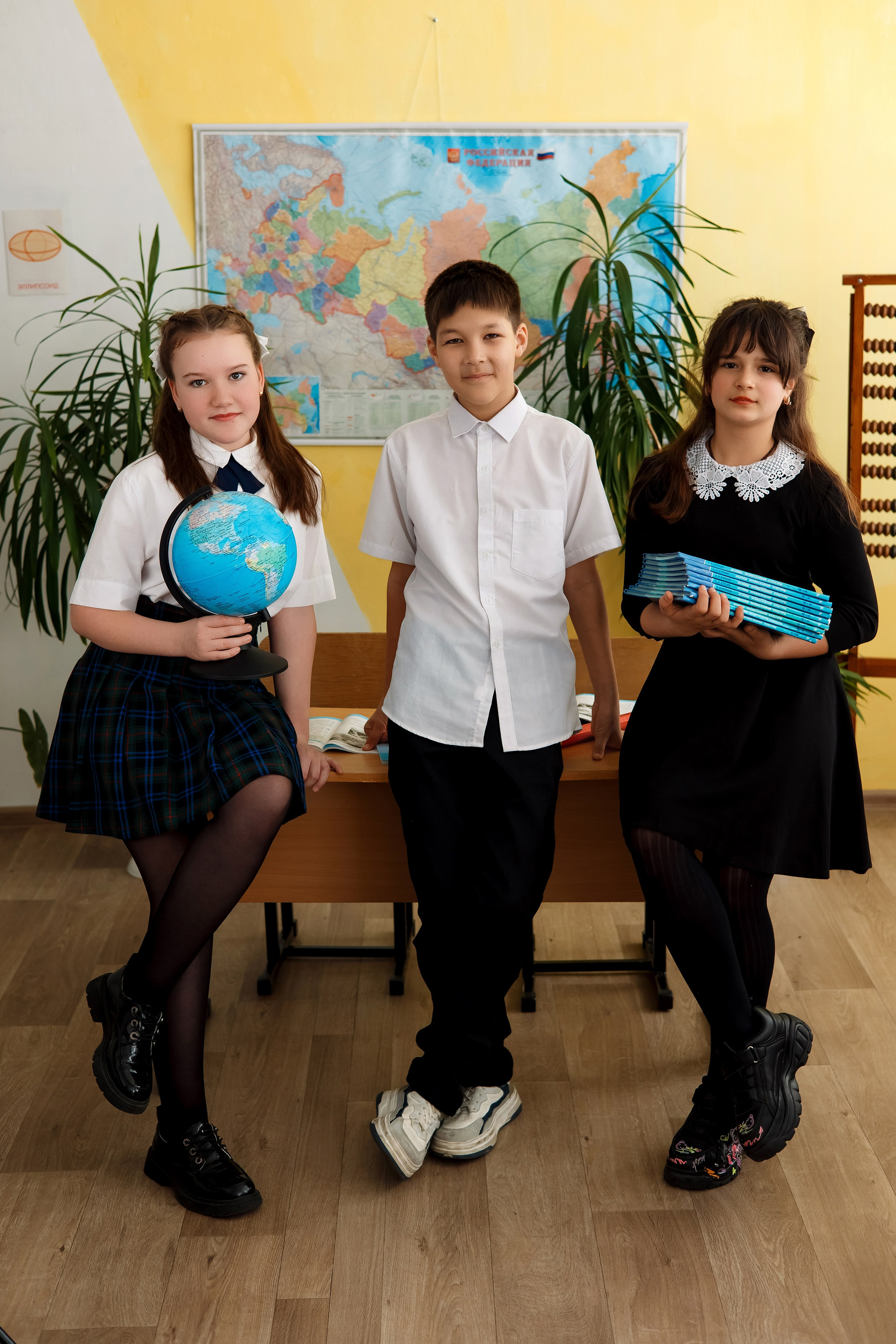 4 класс с. Барабаш. Фотограф Любовь Корниенко, Примоский край