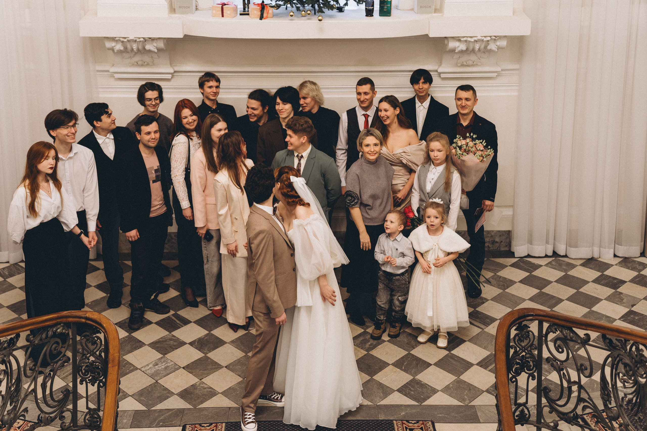 СВАДЕБНАЯ СЬЕМКА ВО ВТОРОМ ДВОРЦЕ С ГОСТЯМИ И ПРОГУЛКА В ТАВРИЧЕСКОМ САДУ. Профессиональный фотограф, Санкт-Петербург — Виктория Богомолова