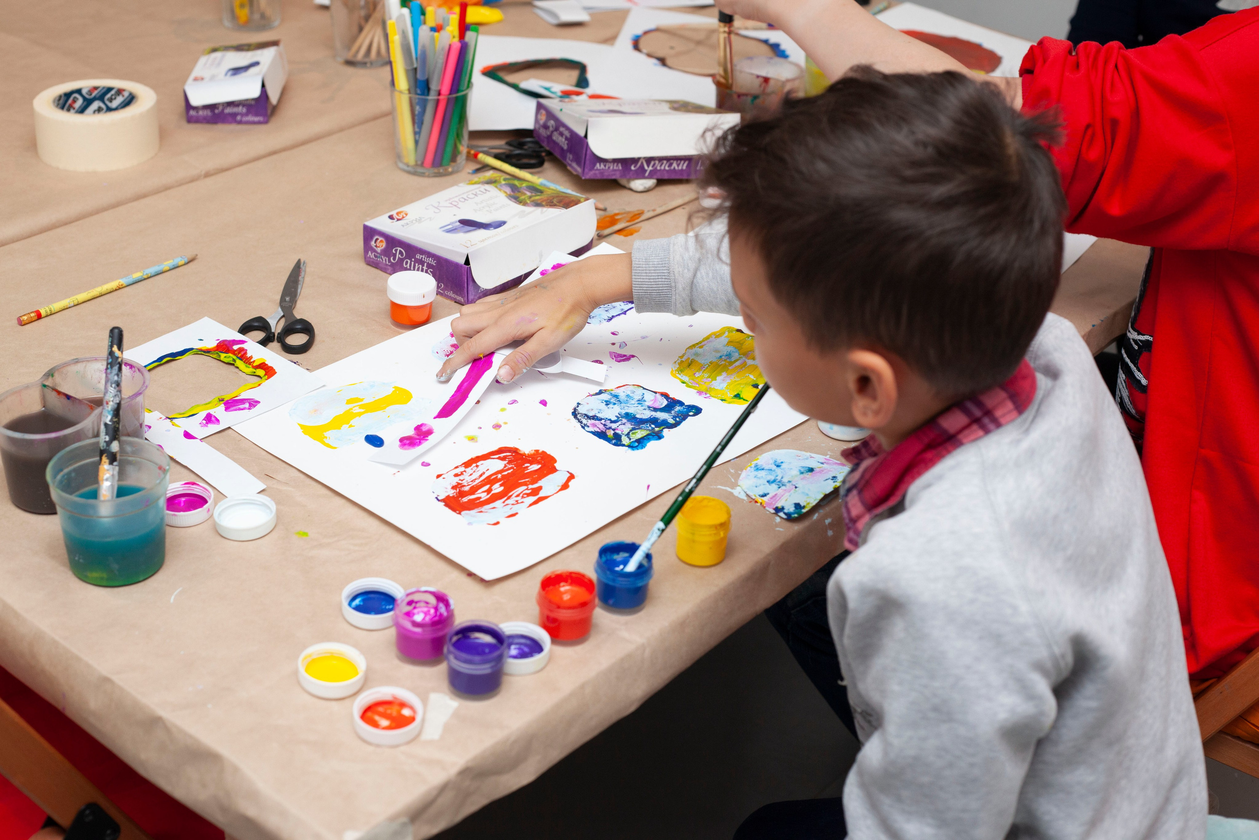 Детский мастер-класс в ММОМА. Stanislav Baryshev — People. Emotions. Atmosphere