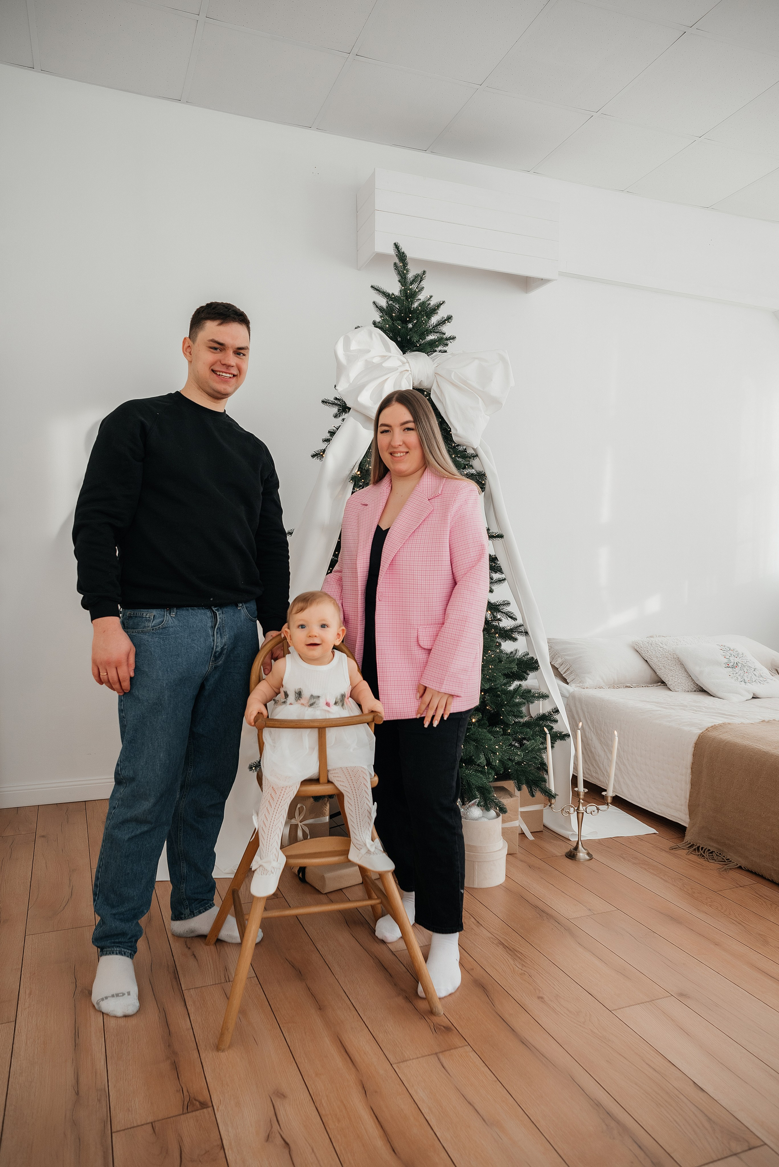 Семейная съемка к Новому году. Фотограф Анастасия Фомина