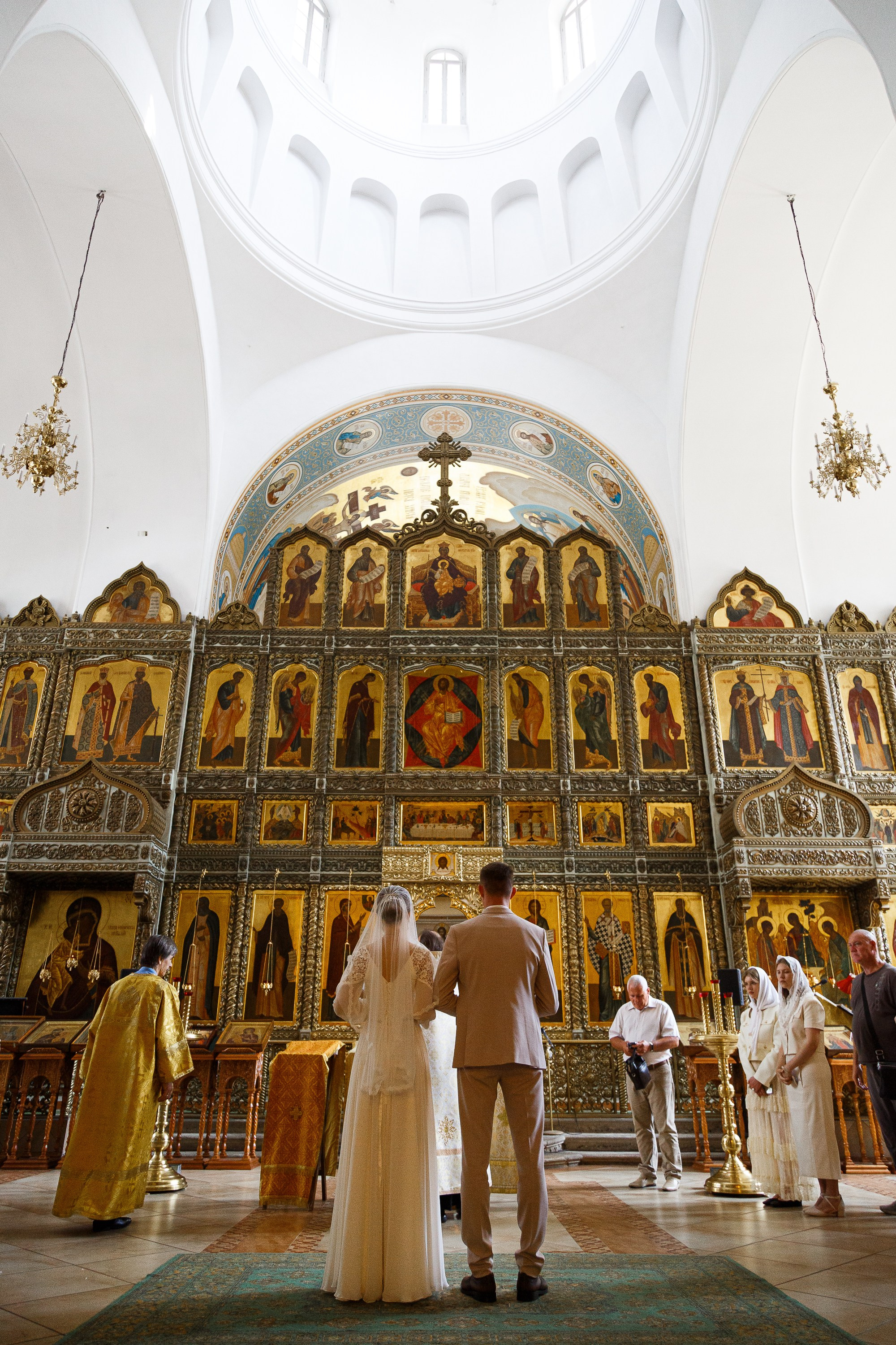 Венчание в храме Живоначальной Троицы на Шаболовке