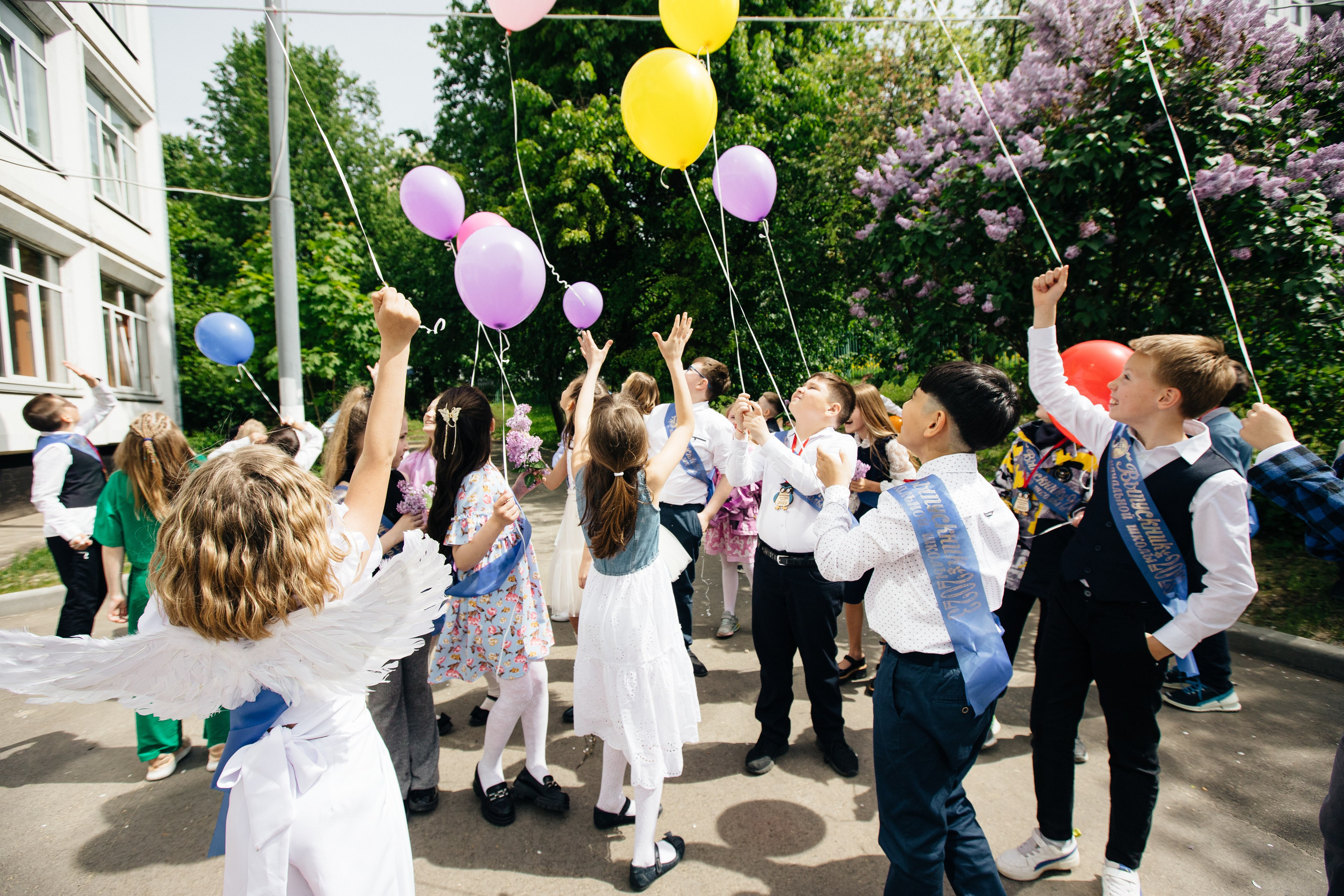Выпускной 4 класс. Женский и репортажный фотограф Москва Натали Смирнова