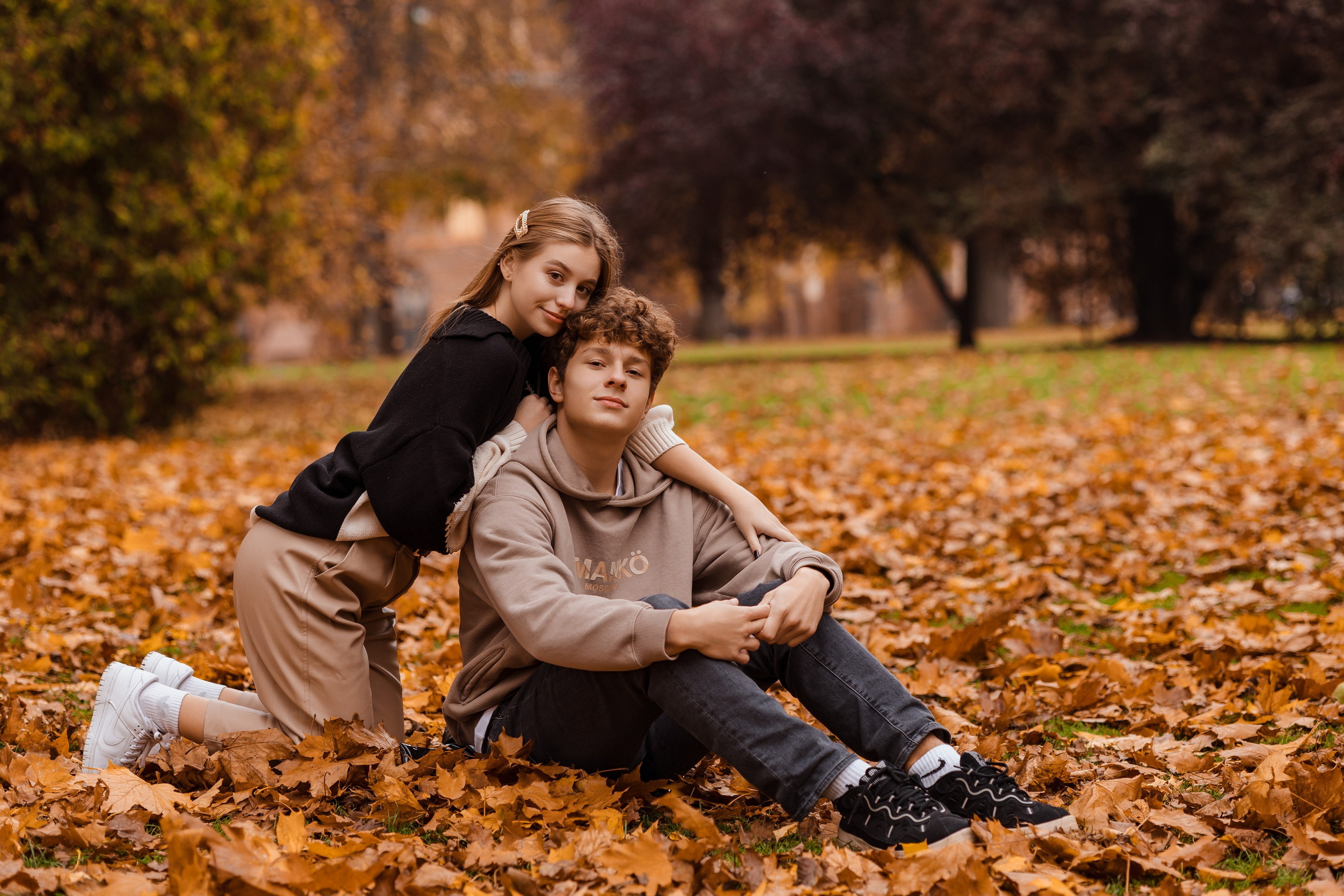 Семейная, золотая осень. Фотограф в Калининграде свадебная фотография, репортажная, фотосессии