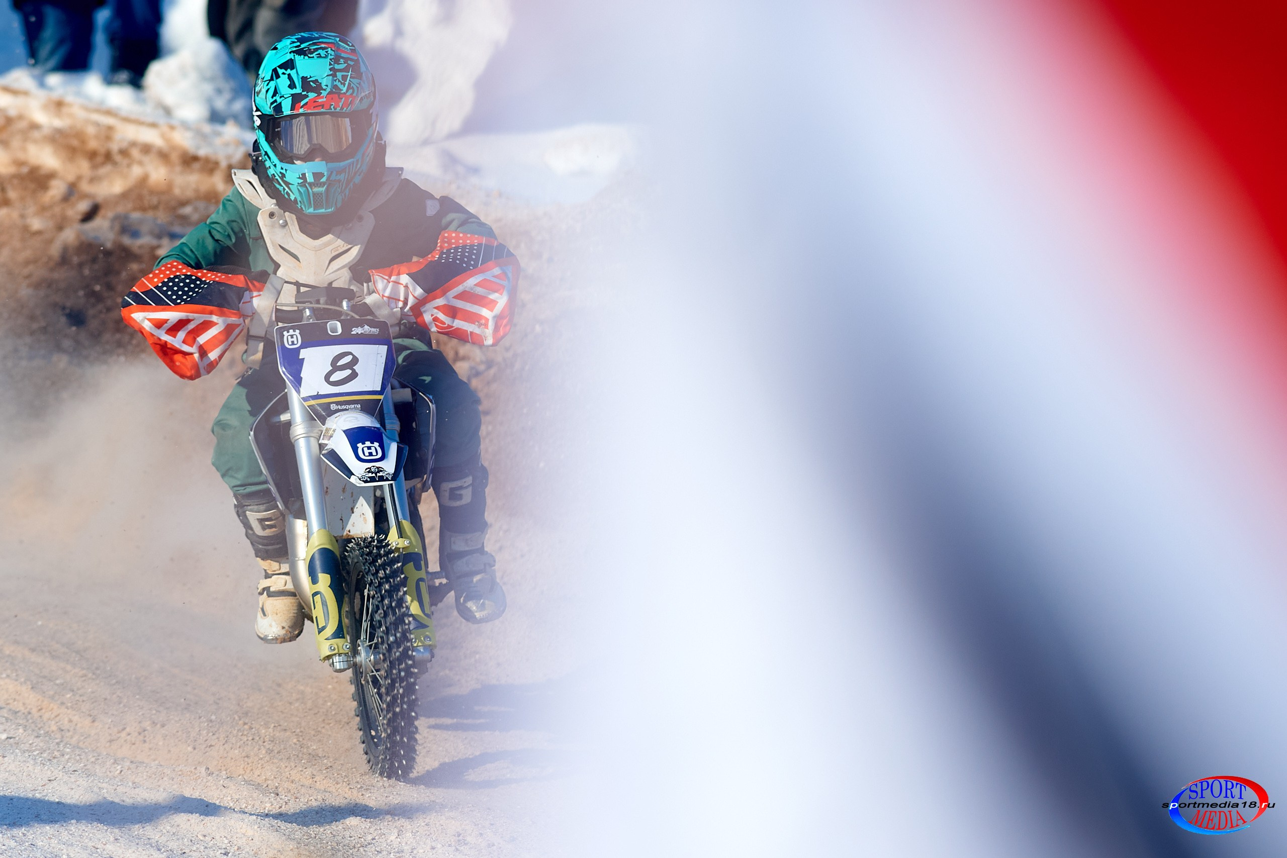 3 этап Кубка Удмуртской Республики по мотокроссу. Воткинск 23.02.2025. Спортивный репортажный фотограф в Ижевске Сергей Мерзляков
