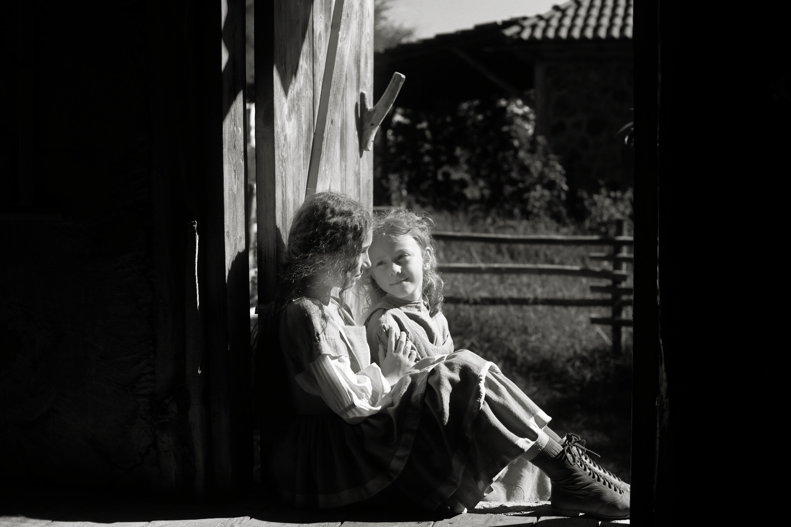 Кинематографическая съемка. Старик и дети. Ekaterina Beridze