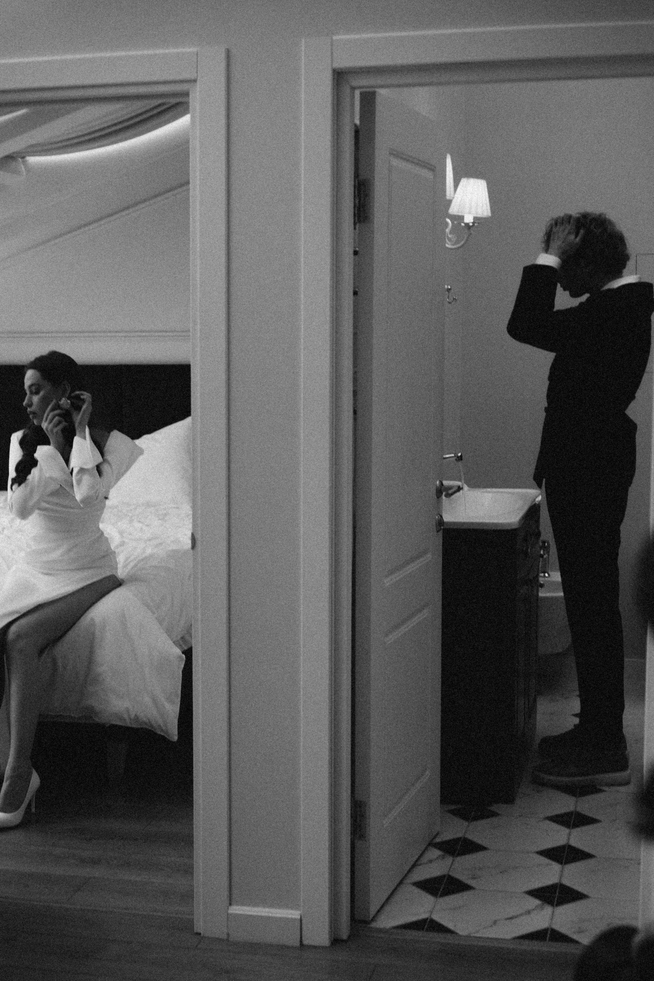 СВАДЕБНАЯ СЬЕМКА В ОТЕЛЕ. СБОРЫ ЖЕНИХА И НЕВЕСТЫ И ТАКЖЕ ТОР И ПОДГОТОВКА К ПРОГУЛКЕ. Профессиональный фотограф, Санкт-Петербург — Виктория Богомолова