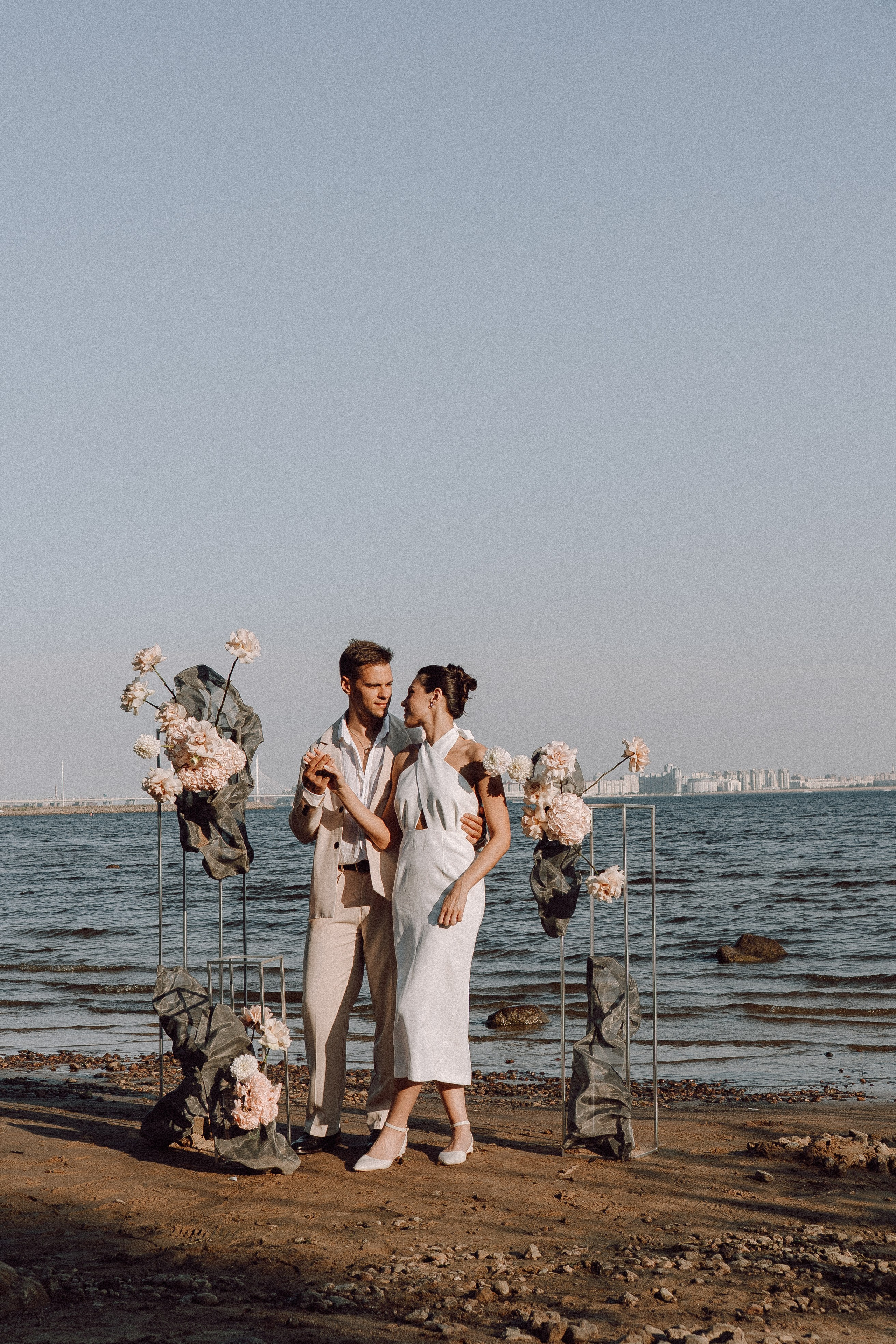 СВАДЕБНАЯ ФОТОСЕССИЯ ВЫЕЗДНОЙ ЦЕРЕМОНИИ (ФИНСКИЙ ЗАЛИВ). Профессиональный фотограф, Санкт-Петербург — Виктория Богомолова