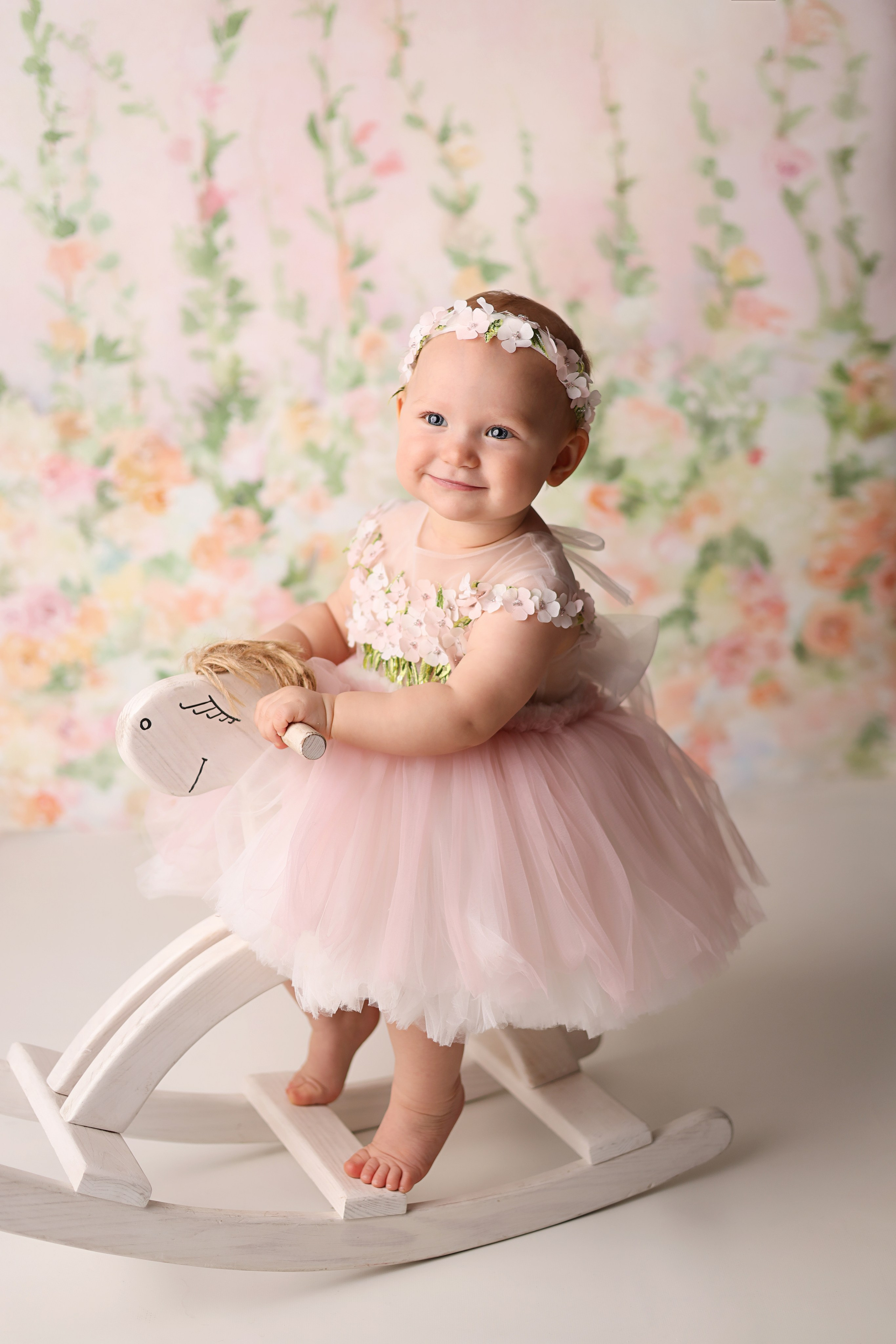 Алисе 1 годик. Фотограф новорожденных Москва. Ньюборн фотограф Москва