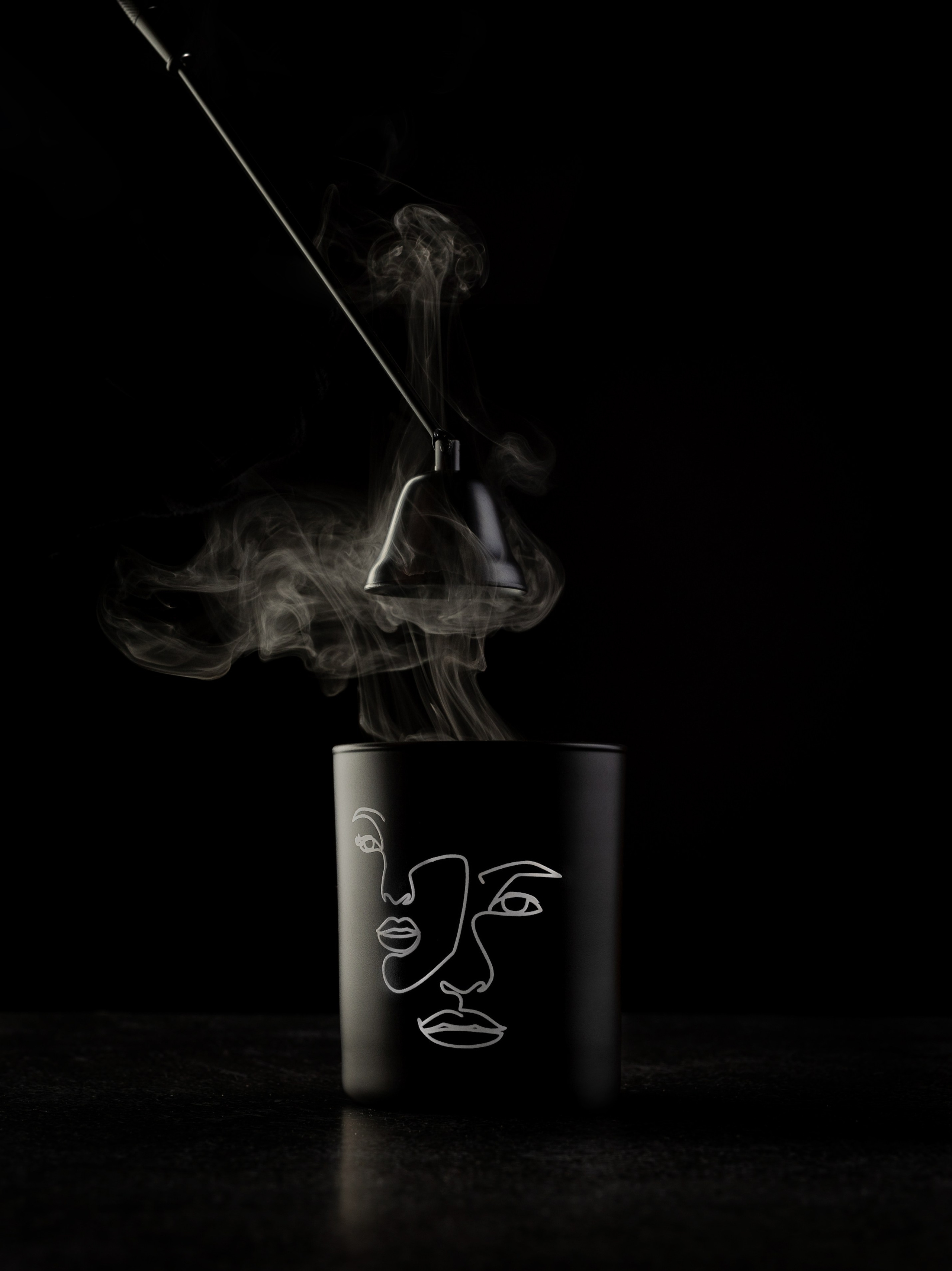 Имиджевая предметная фотосъемка аромасвечи с пламегасителем, предметный фотограф казань, каталожная съемка 