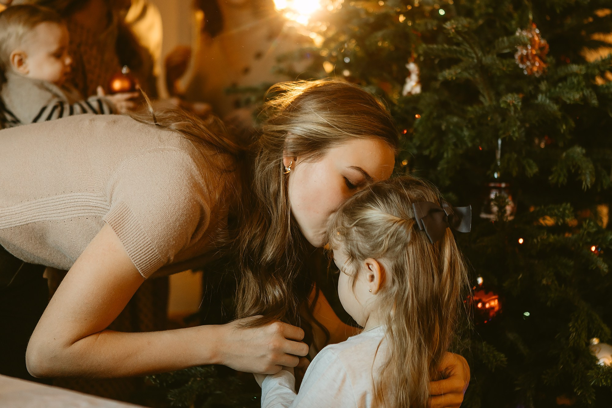 Новогодняя фотосессия дома. Семейный фотограф Маша Тимофеева | Москва