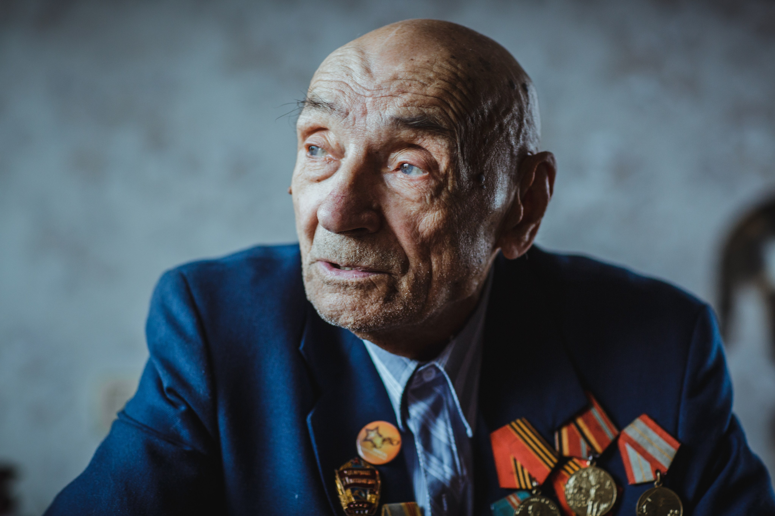 Ветеран Великой Отечественной Войны, портрет