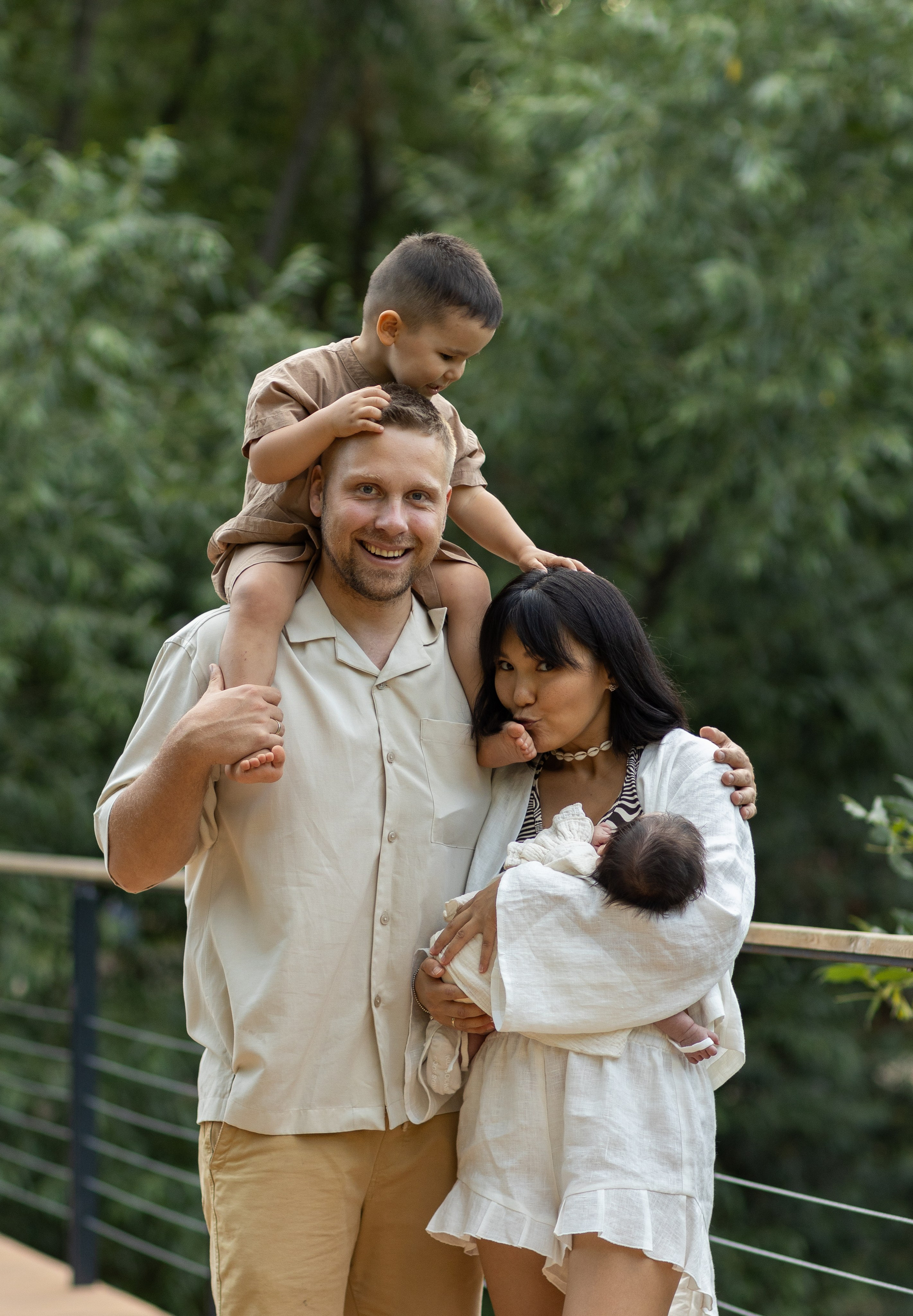 1 месяц Саше — летний пикник в парке. Семейный и детский фотограф в Москве Олеся Маркина
