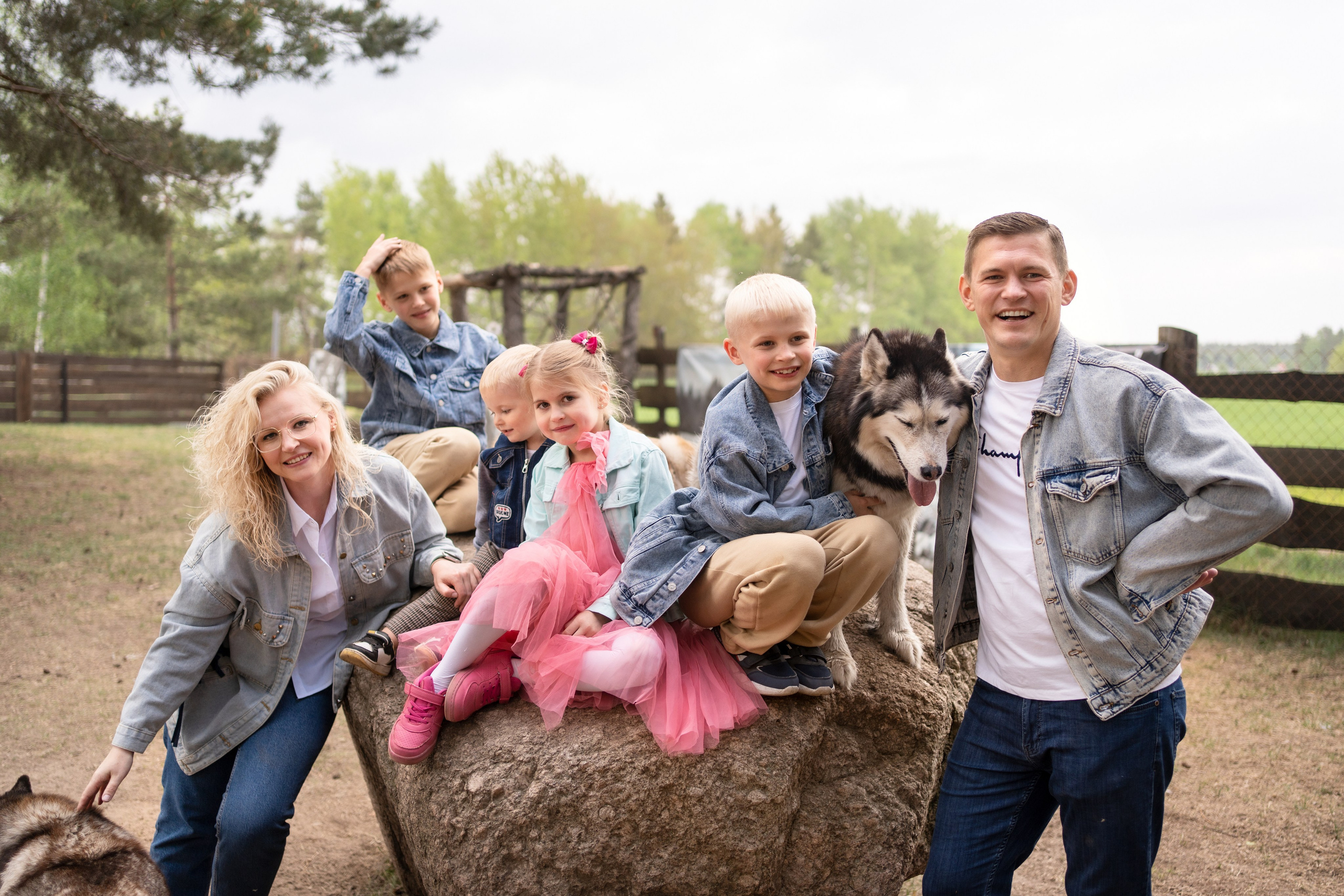 Хаски парк. Семейный и свадебный фотограф Минск, Беларусь Анна Орловская