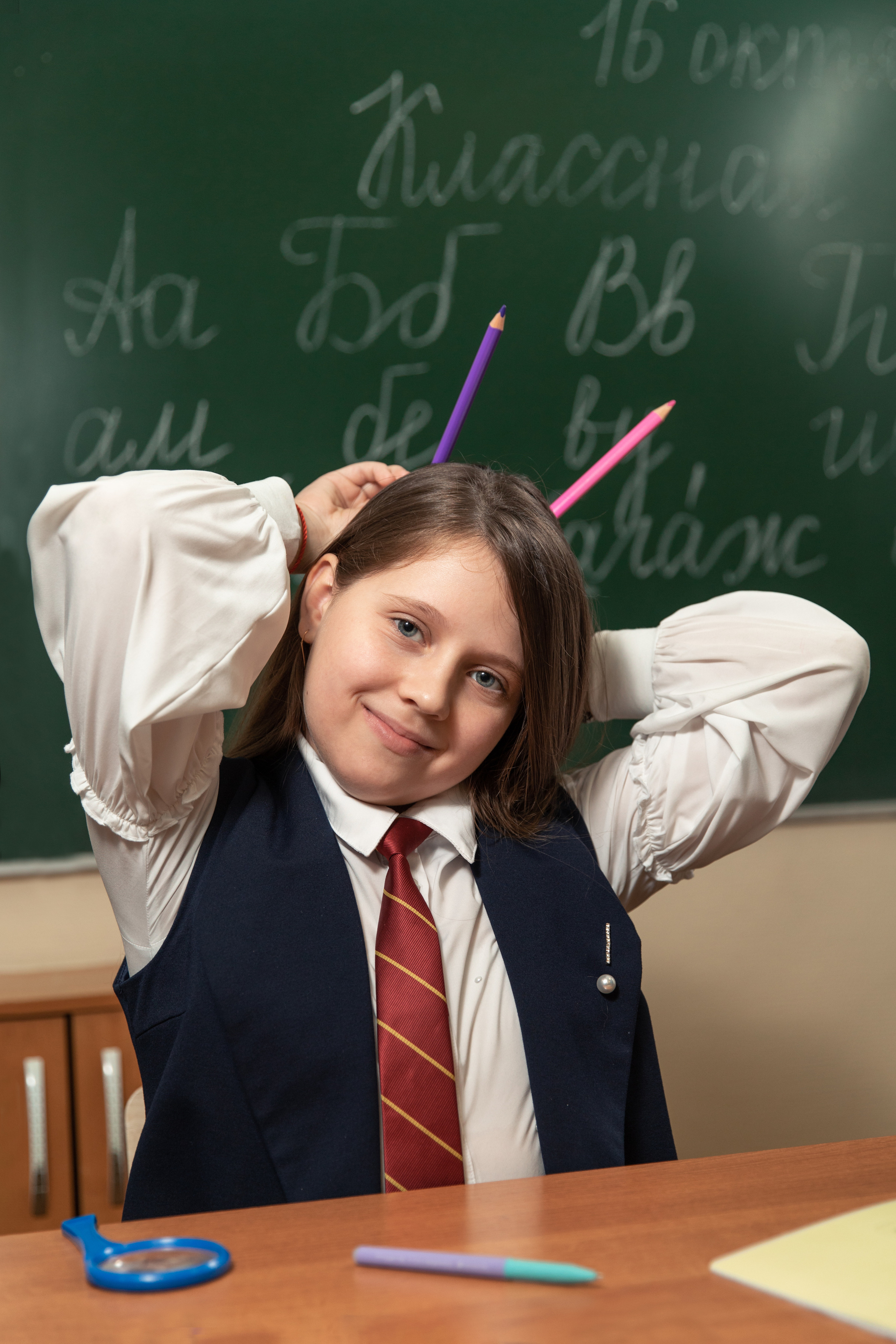 Портреты, начальная школа. Выпускные альбомы Евгении Виноградовой г. Липецк